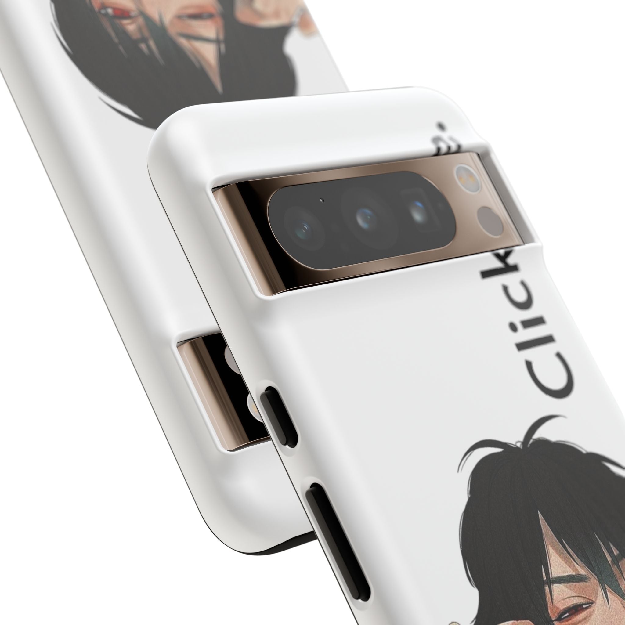 Edgy Anime Rebel Character - Tough Phone Case by