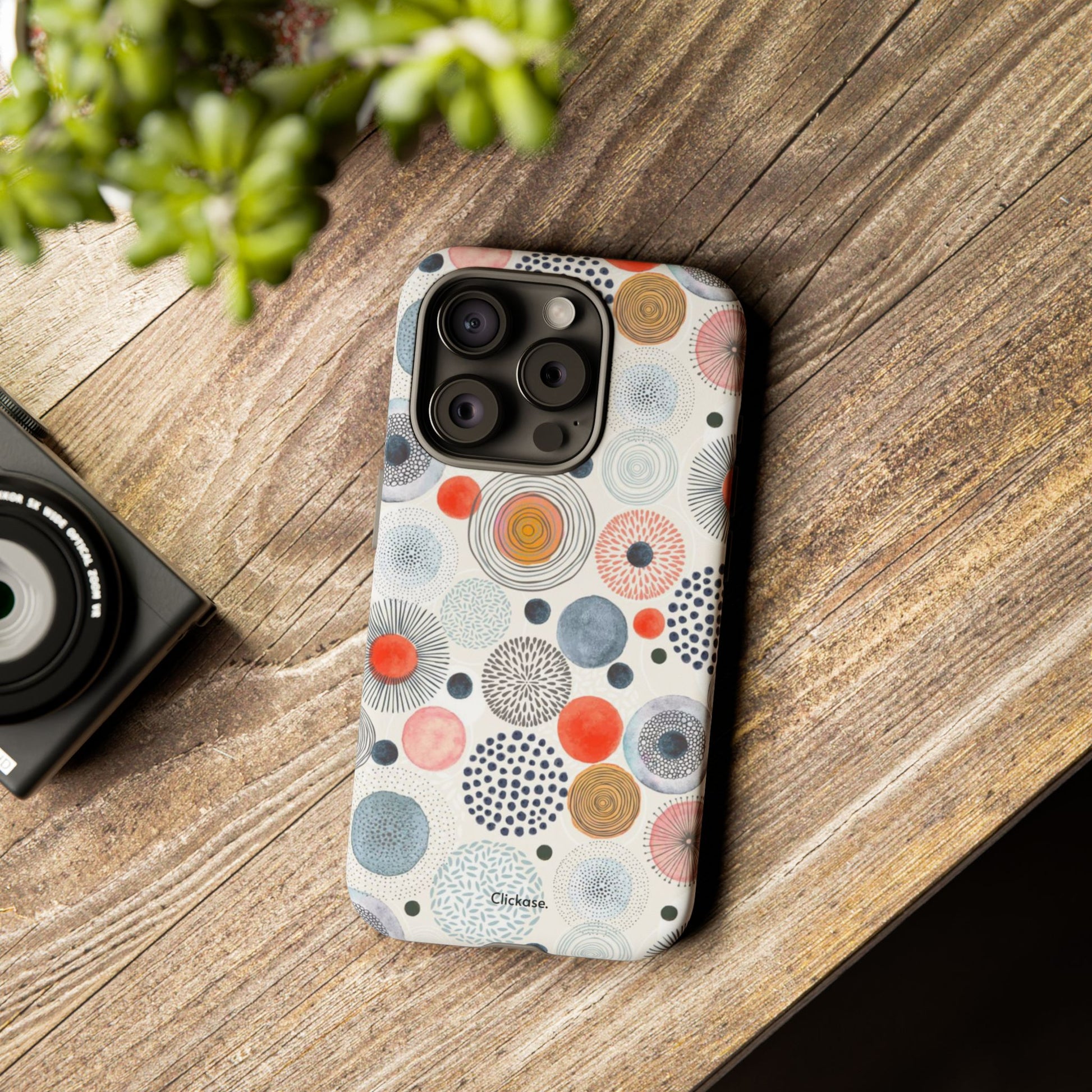 Colorful Abstract Tough Phone Case by
