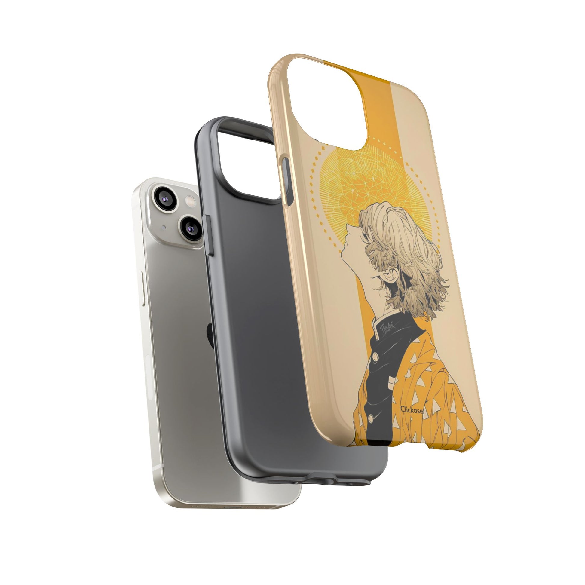 Stylish Phone Case - Artistic Tough Case for Protection, Gift for Him/Phone CaseClickase®Stylish Phone Case