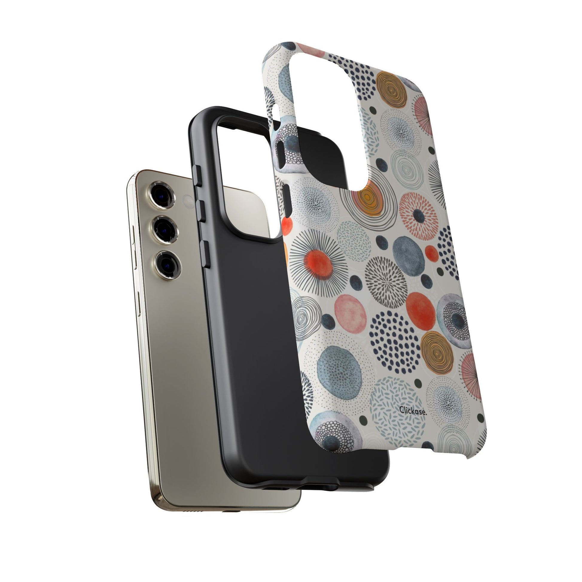 Colorful Abstract Tough Phone Case by