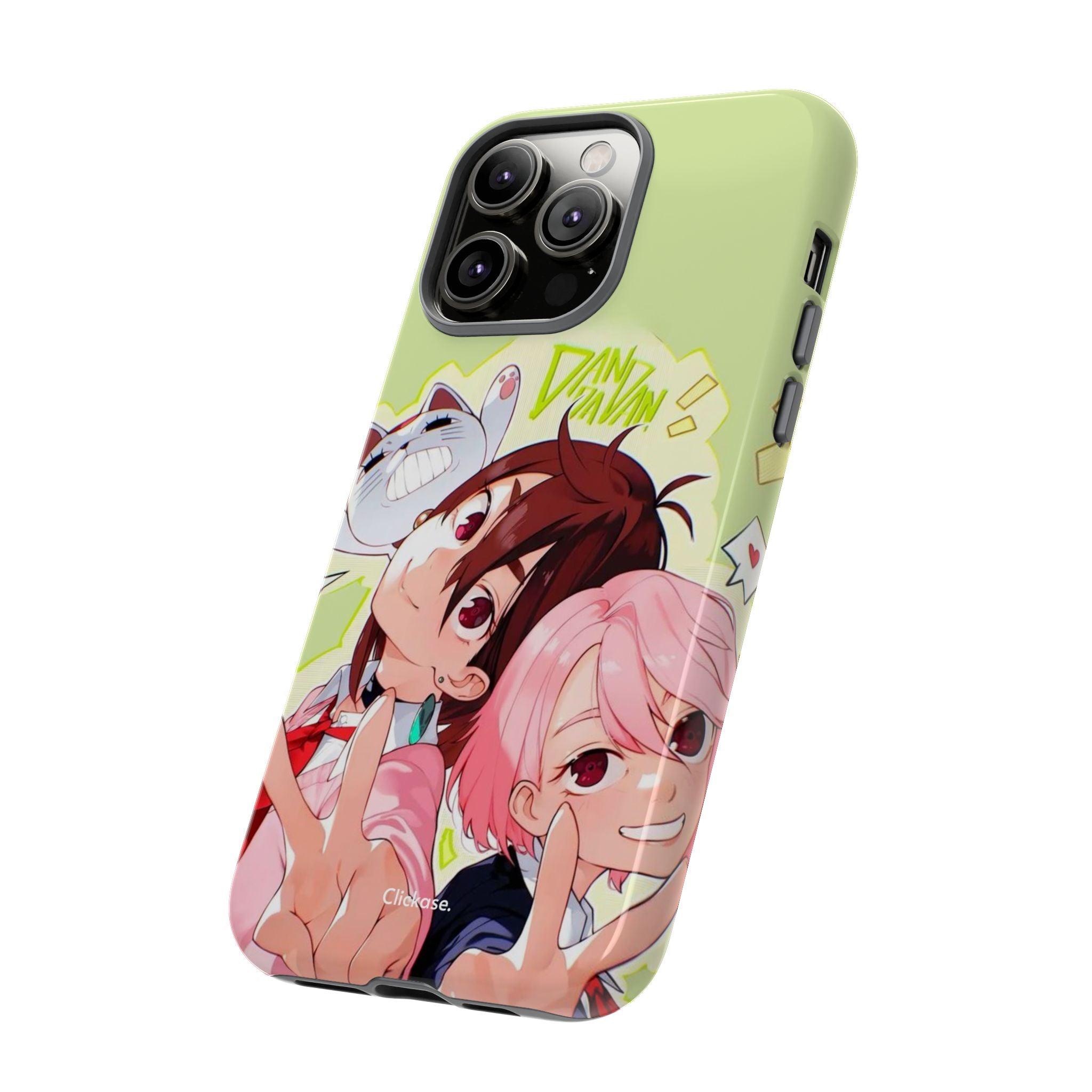 Momo & Aira - Dan Da Dan Tough Phone CasePhone CaseClickase®Momo & Aira