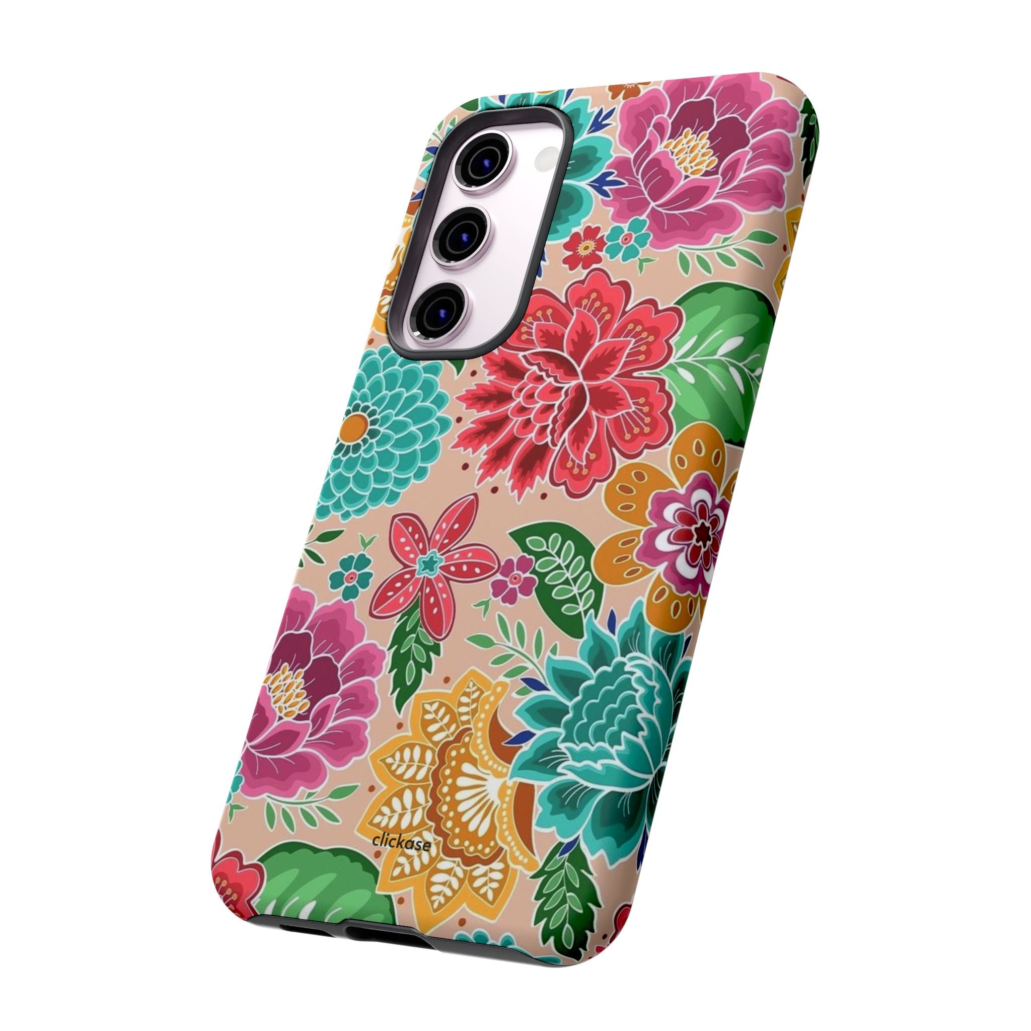 Cute Floral Design Tough Phone Case by