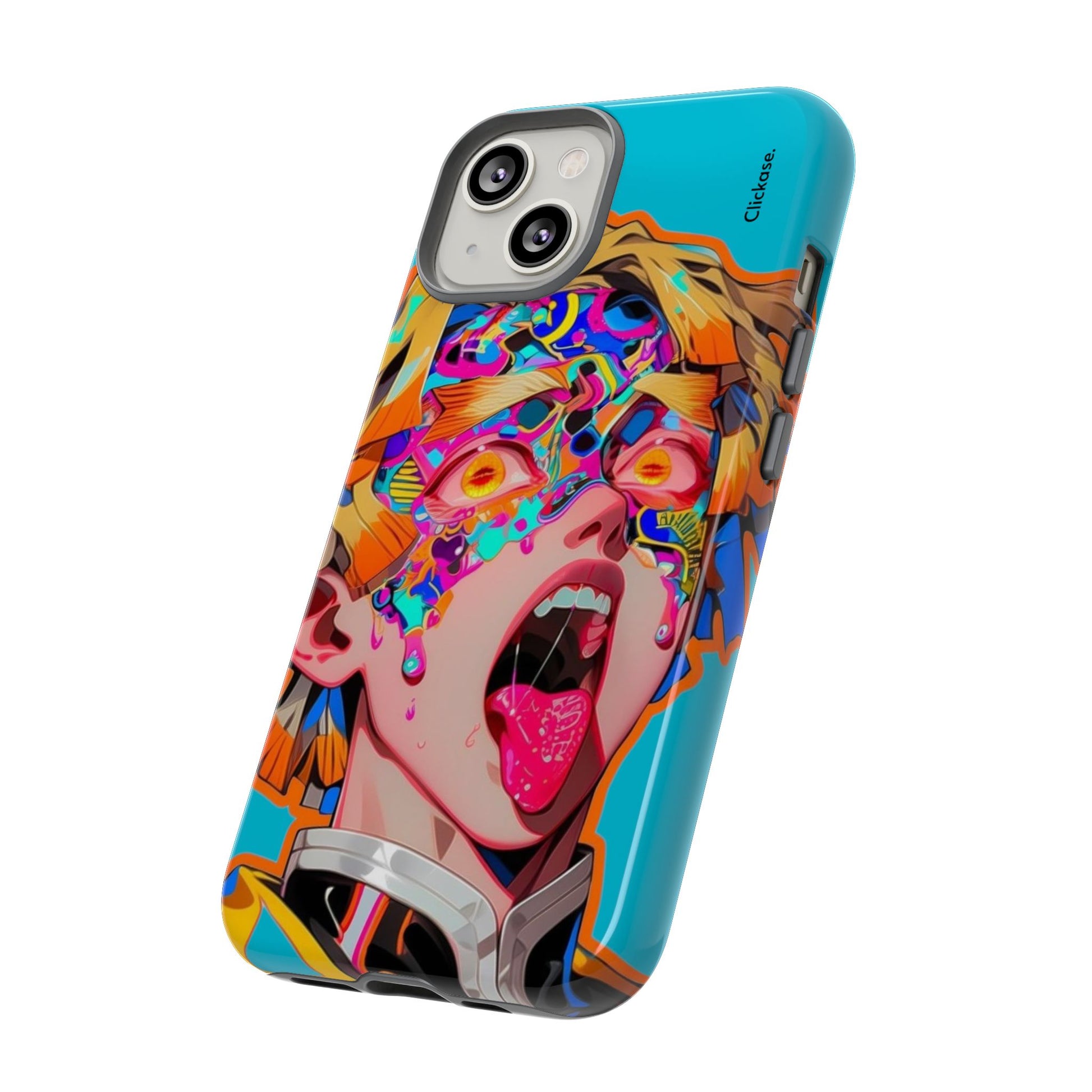 Zenitsu Agatsuma – Neon Thunder Pop Art Tough Phone Case by