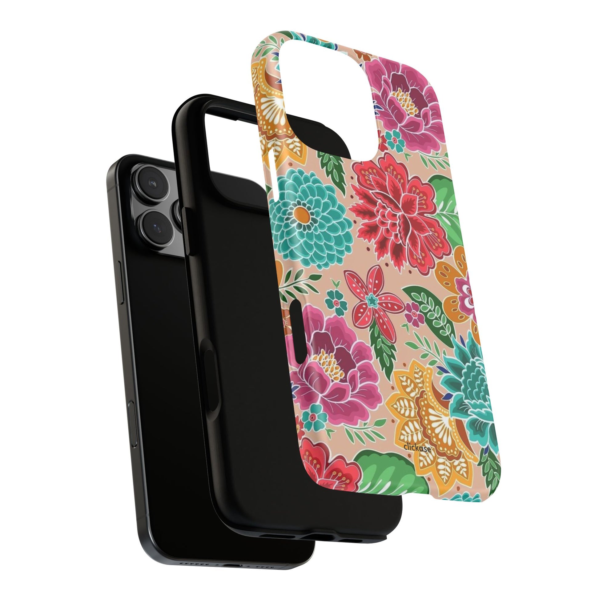 Cute Floral Design Tough Phone Case by