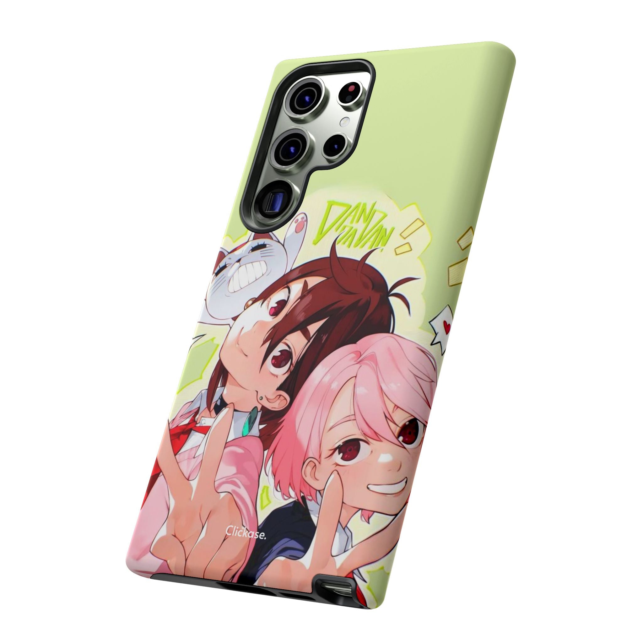 Momo & Aira - Dan Da Dan Tough Phone CasePhone CaseClickase®Momo & Aira