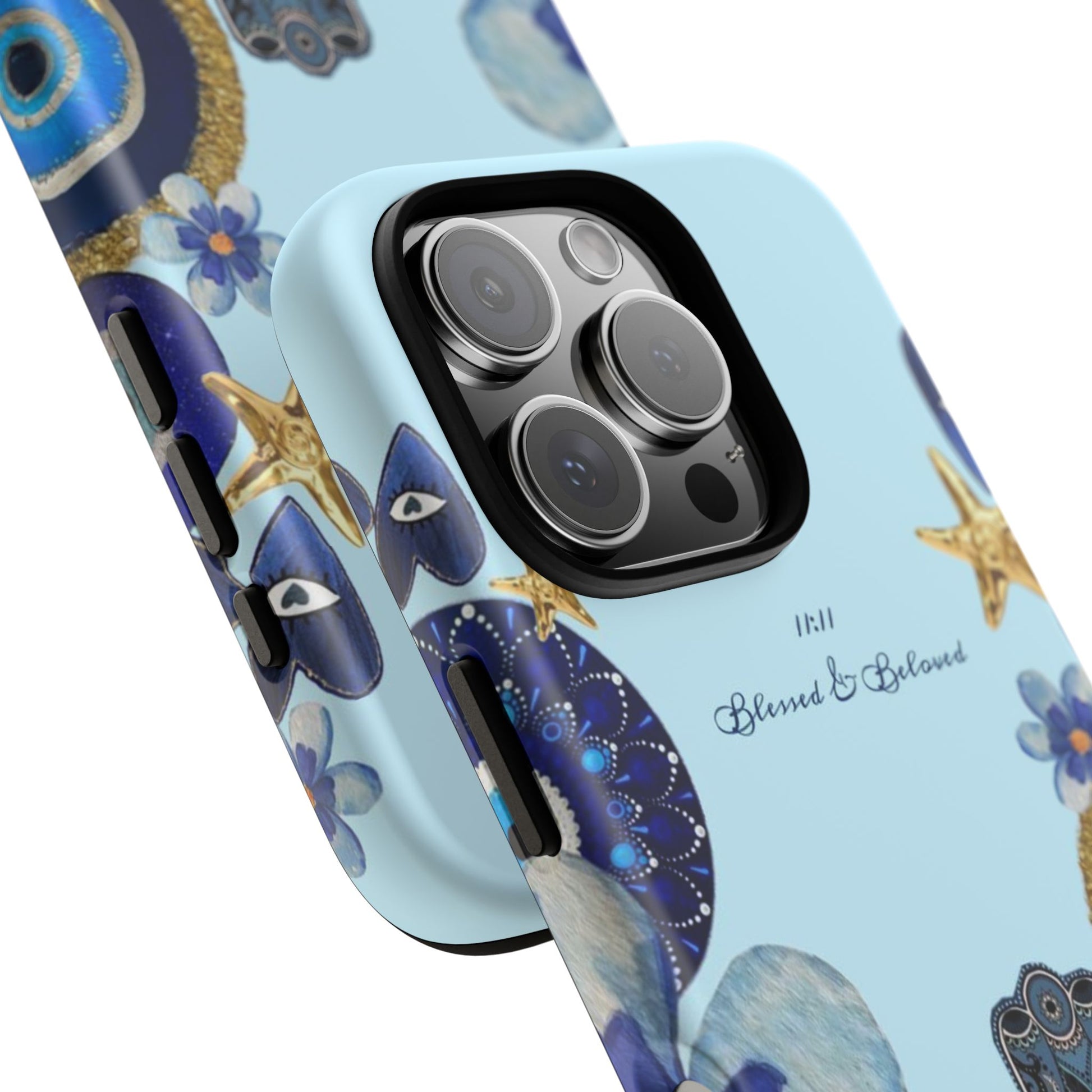 Hamsa Ocean-Inspired Tough Phone Case by