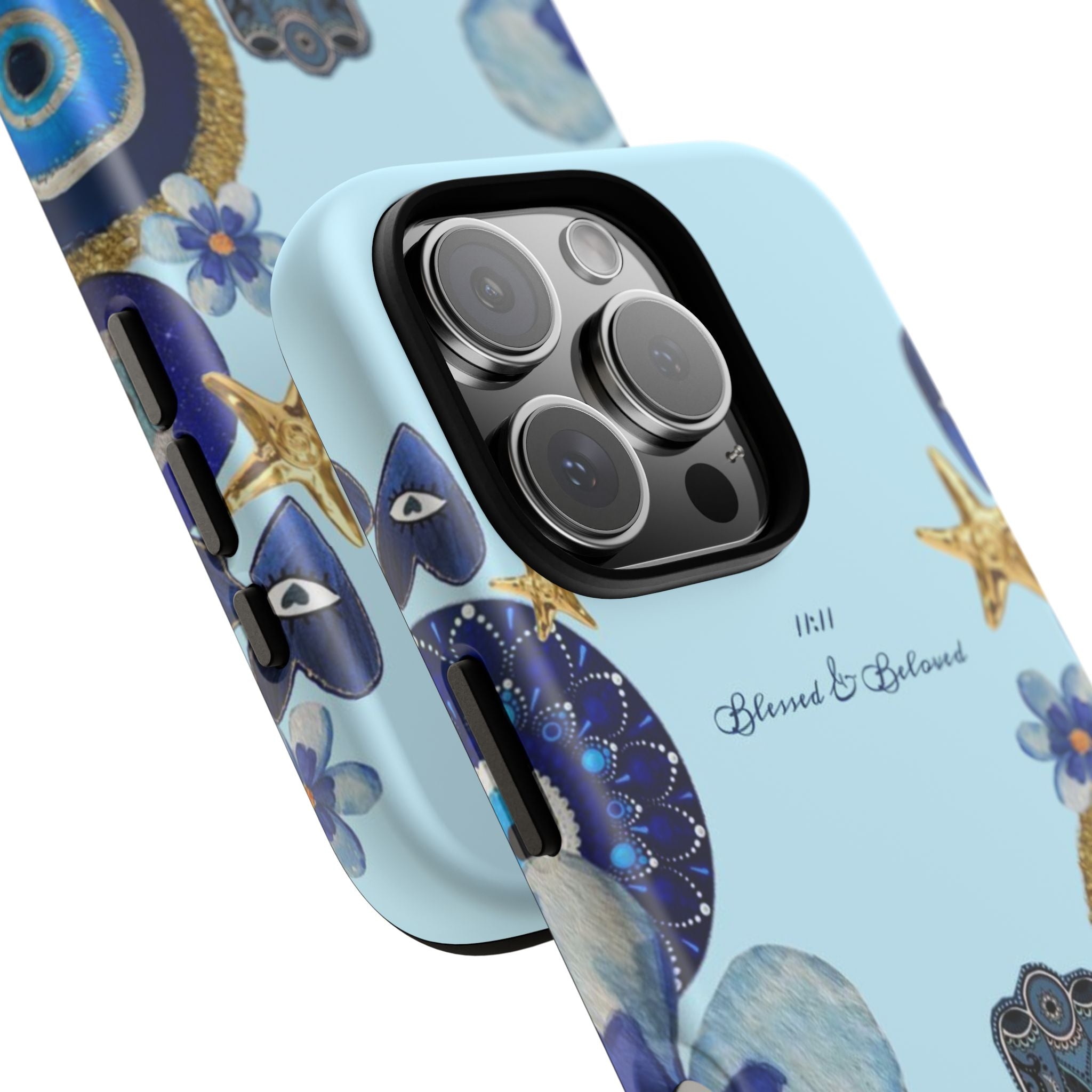 Hamsa Ocean-Inspired Tough Phone Case by