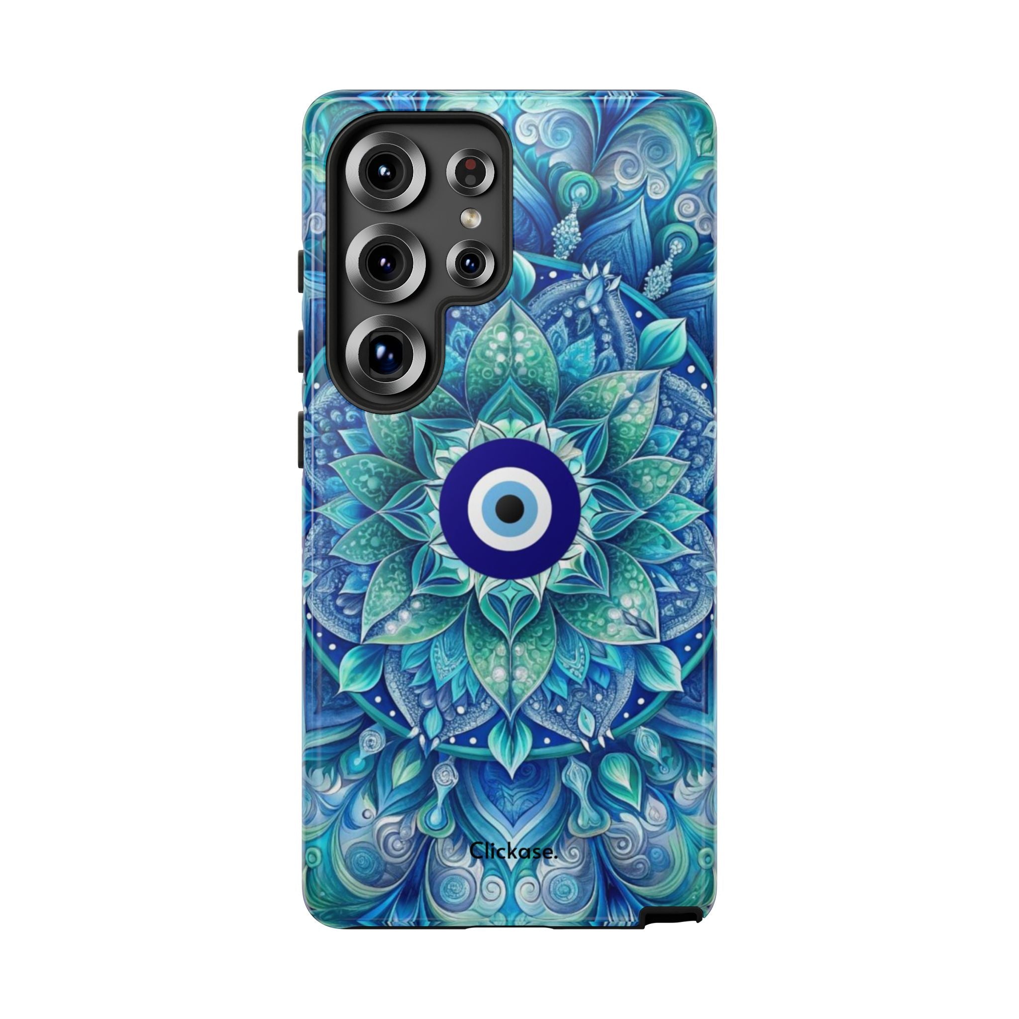 Mandala Design Blue Eye Pattern Tough Phone Case by