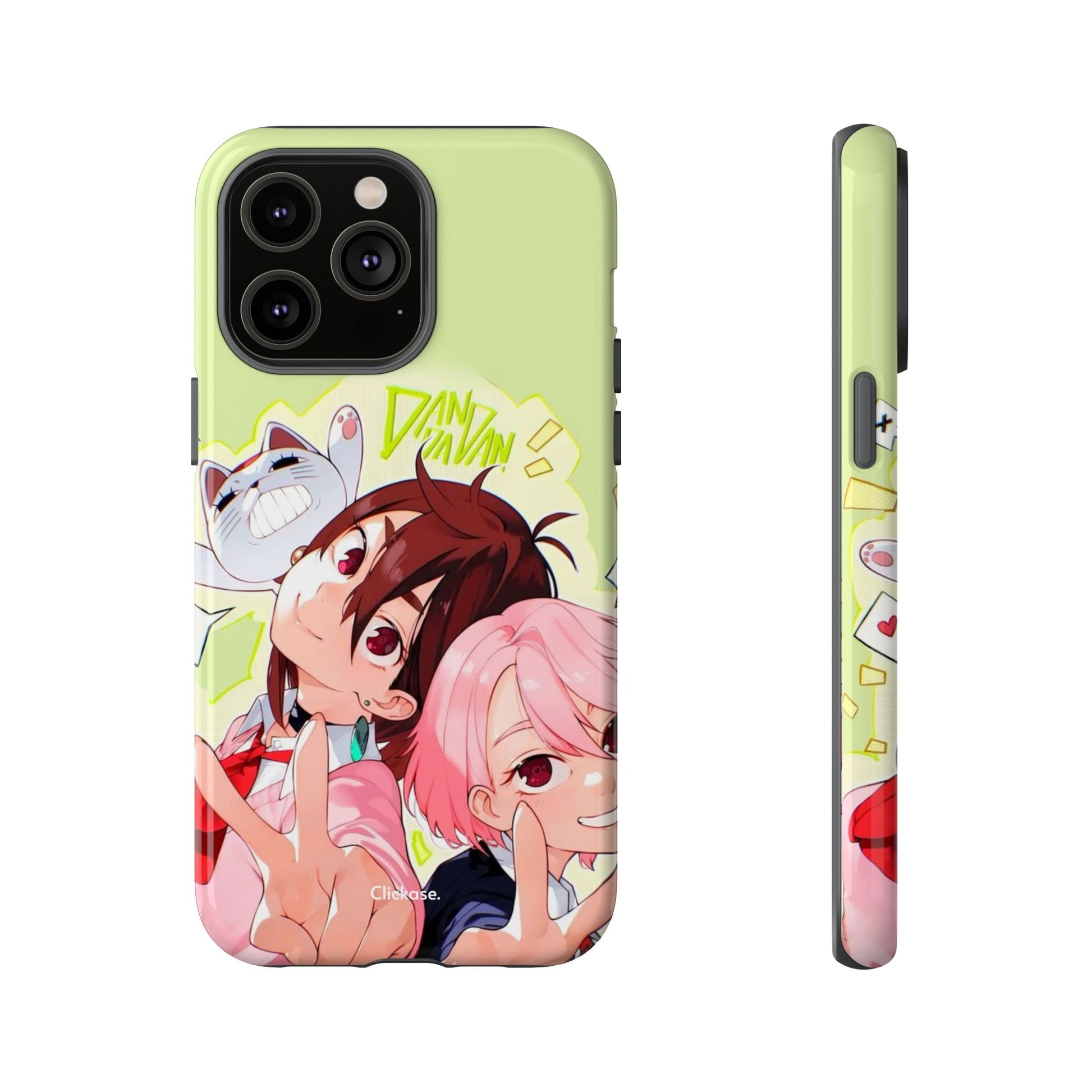 Momo & Aira - Dan Da Dan Tough Phone CasePhone CaseClickase®Momo & Aira