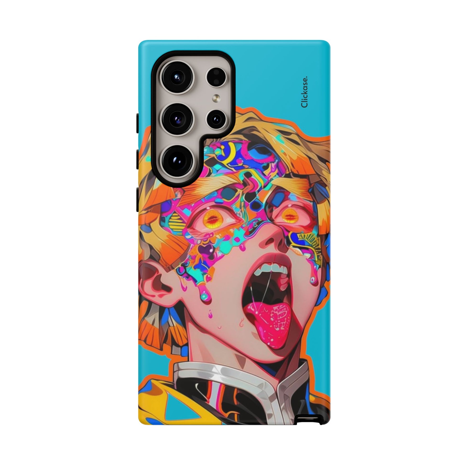 Zenitsu Agatsuma – Neon Thunder Pop Art Tough Phone Case by