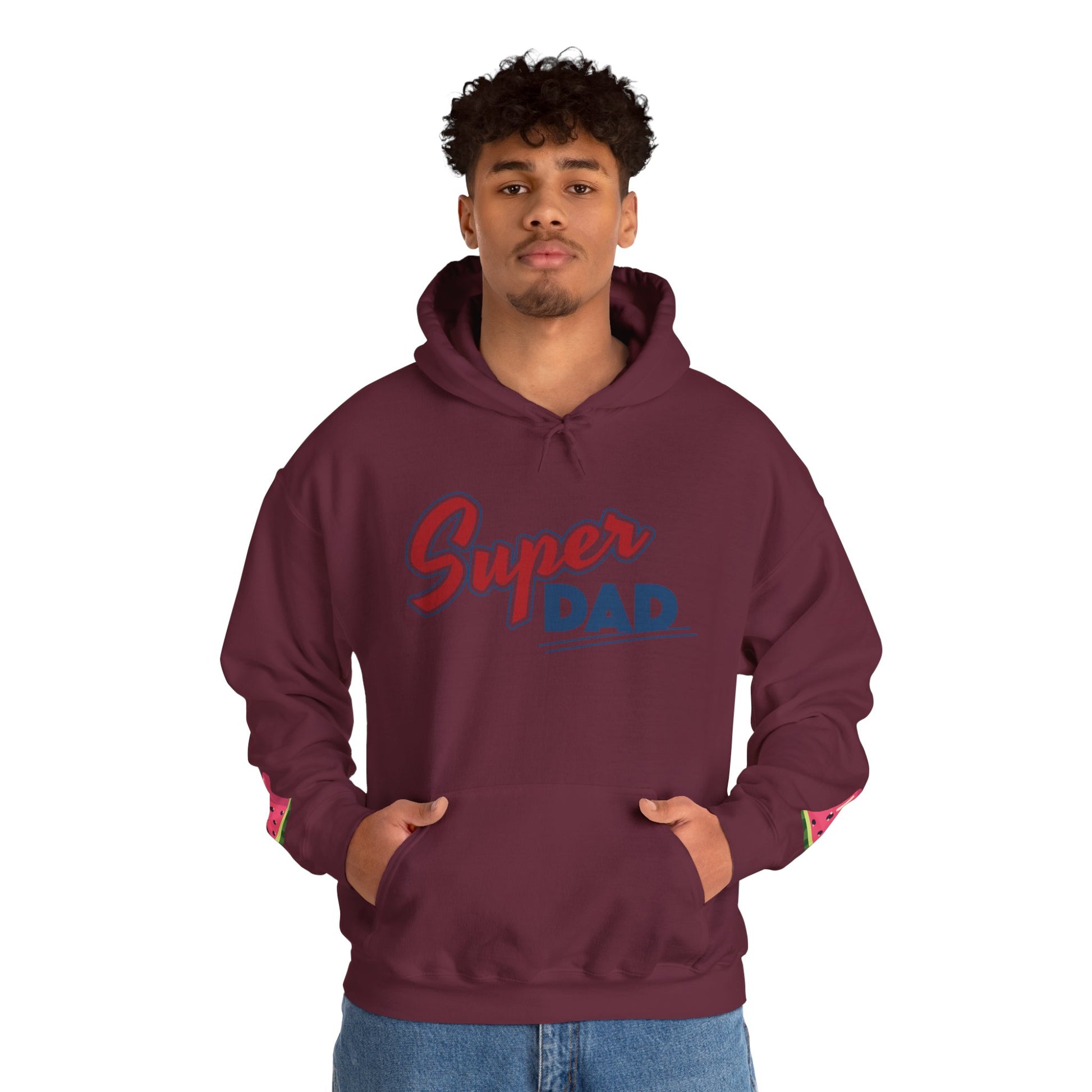 Super Dad Heart Hoodie by