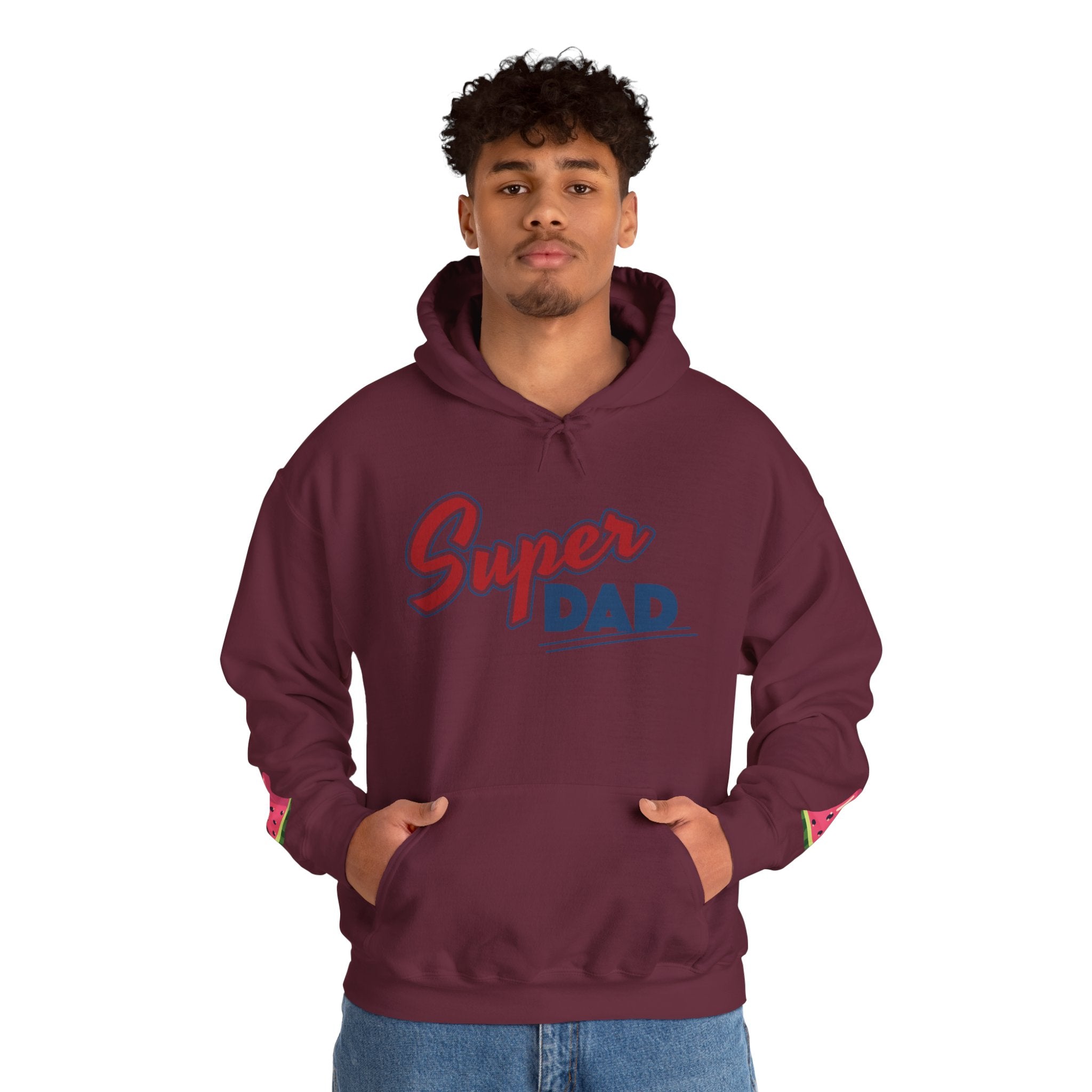 Super Dad Heart Hoodie by
