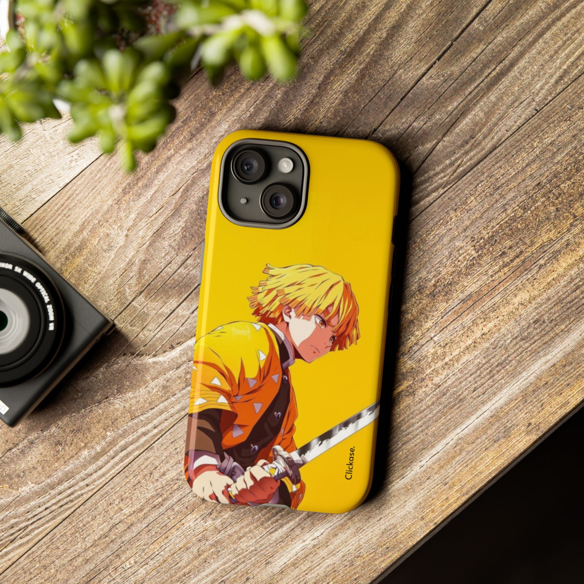Zenitsu Agatsuma – Thunder Breathing Lightning Strike Tough Phone Case by