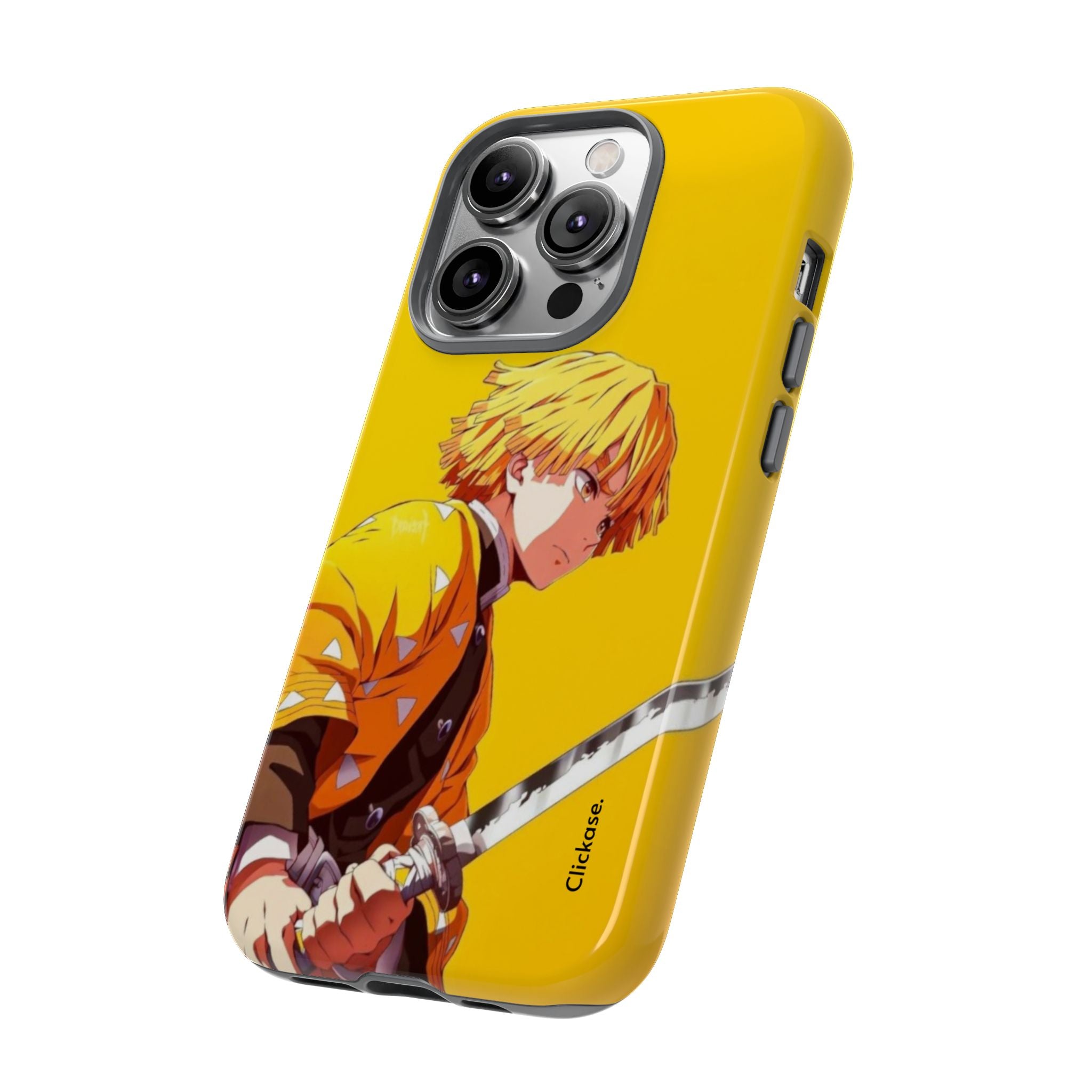 Zenitsu Agatsuma – Thunder Breathing Lightning Strike Tough Phone Case by