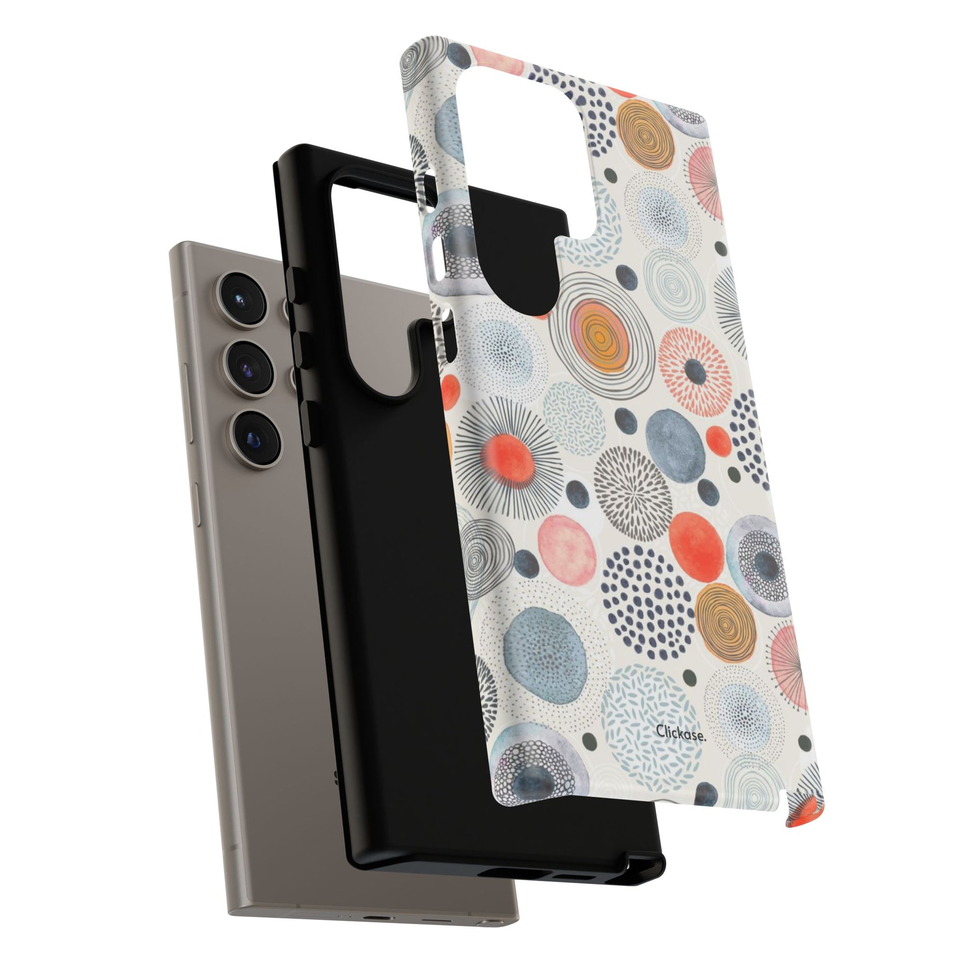 Colorful Abstract Tough Phone Case by