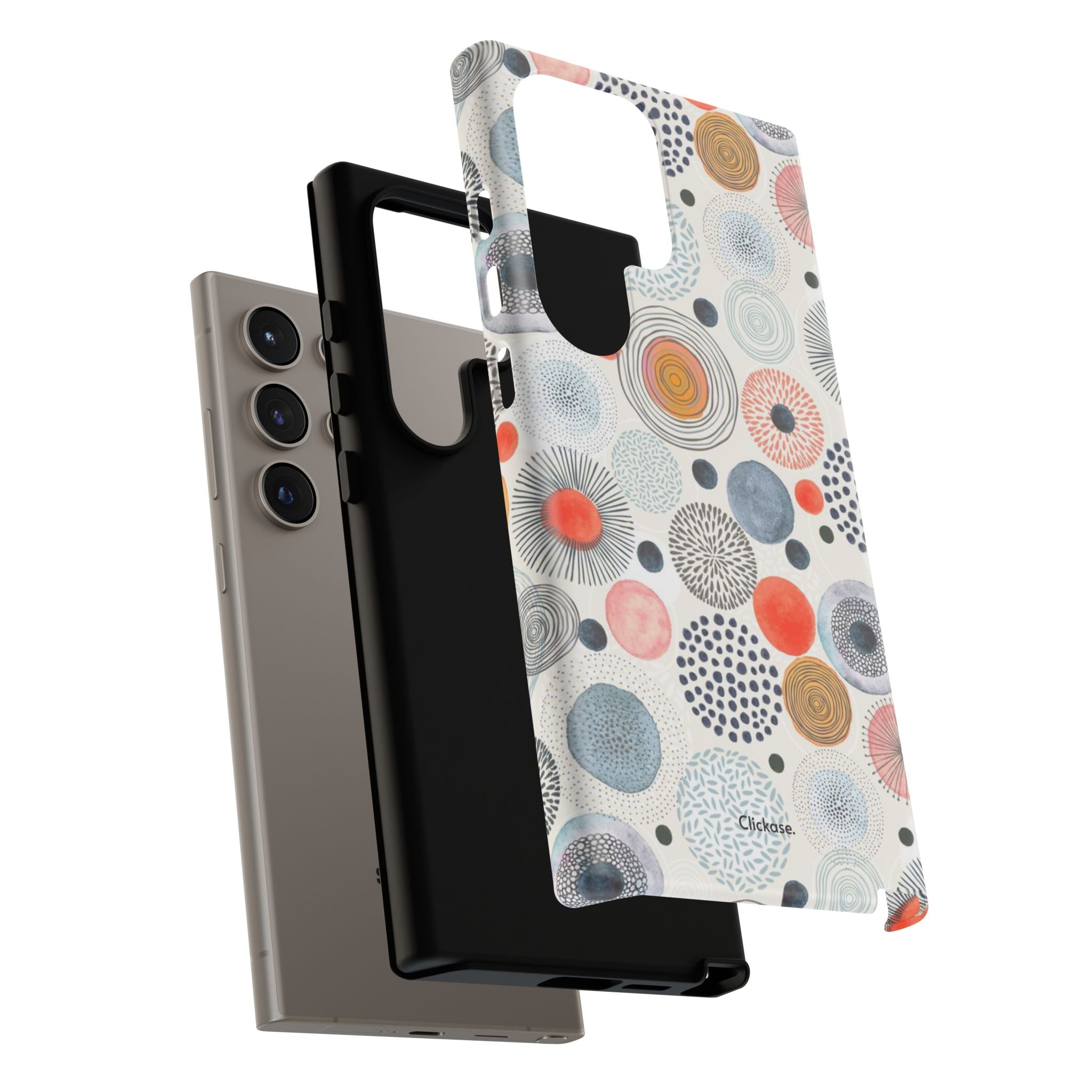 Colorful Abstract Tough Phone Case by