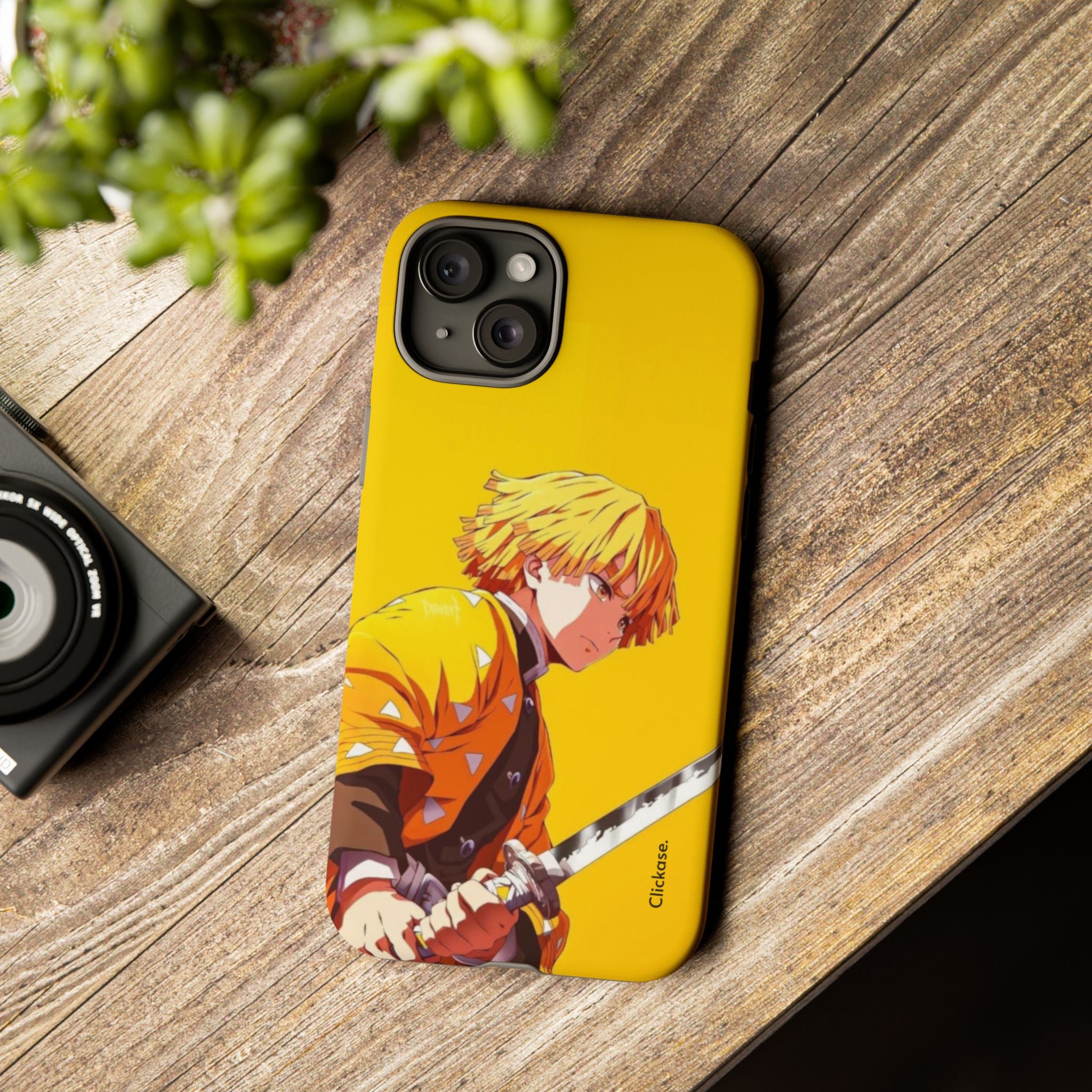 Zenitsu Agatsuma – Thunder Breathing Lightning Strike Tough Phone Case by