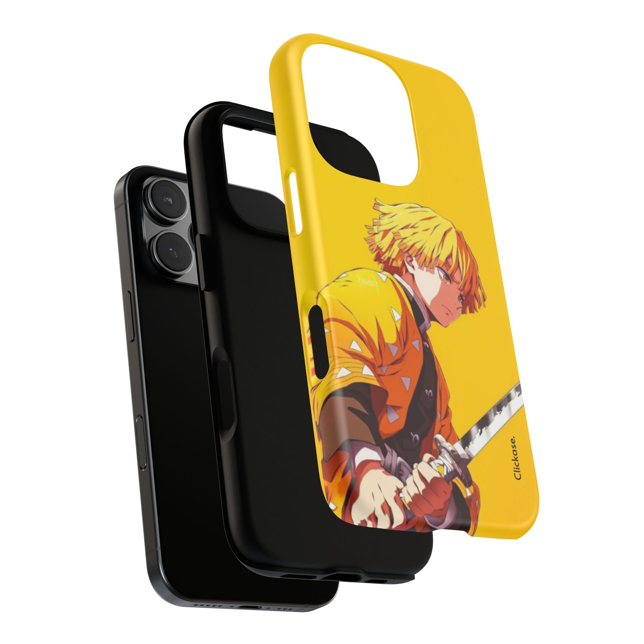 Zenitsu Agatsuma – Thunder Breathing Lightning Strike Tough Phone Case by
