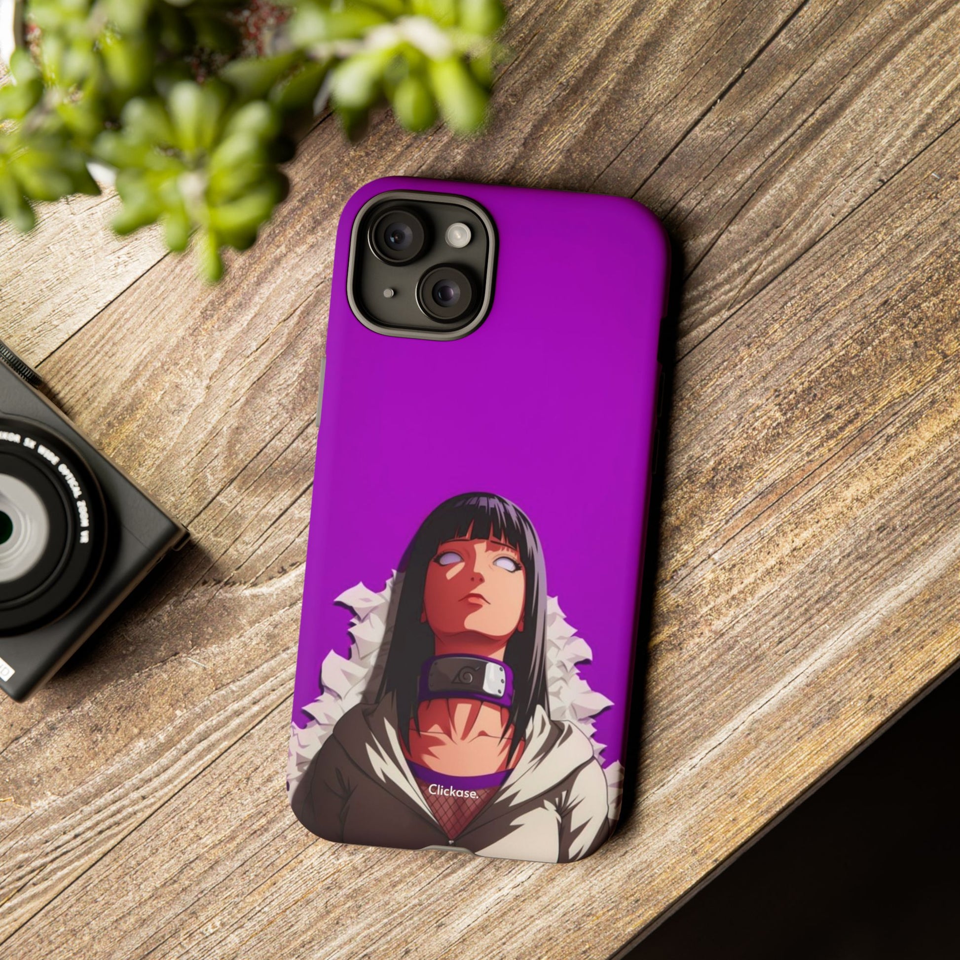 Hinata Hyuga - Naruto Tough Phone CasePhone CaseClickase®Hinata Hyuga - Naruto