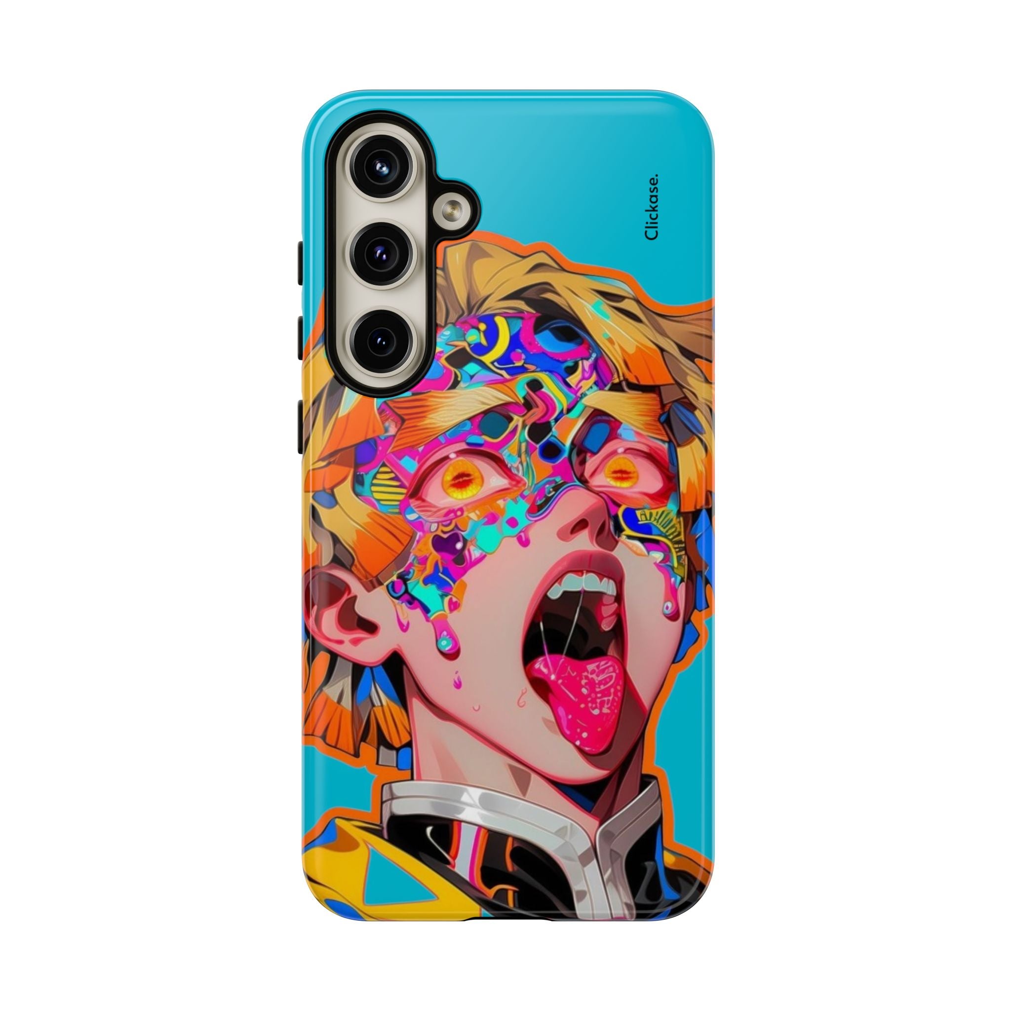 Zenitsu Agatsuma – Neon Thunder Pop Art Tough Phone Case by