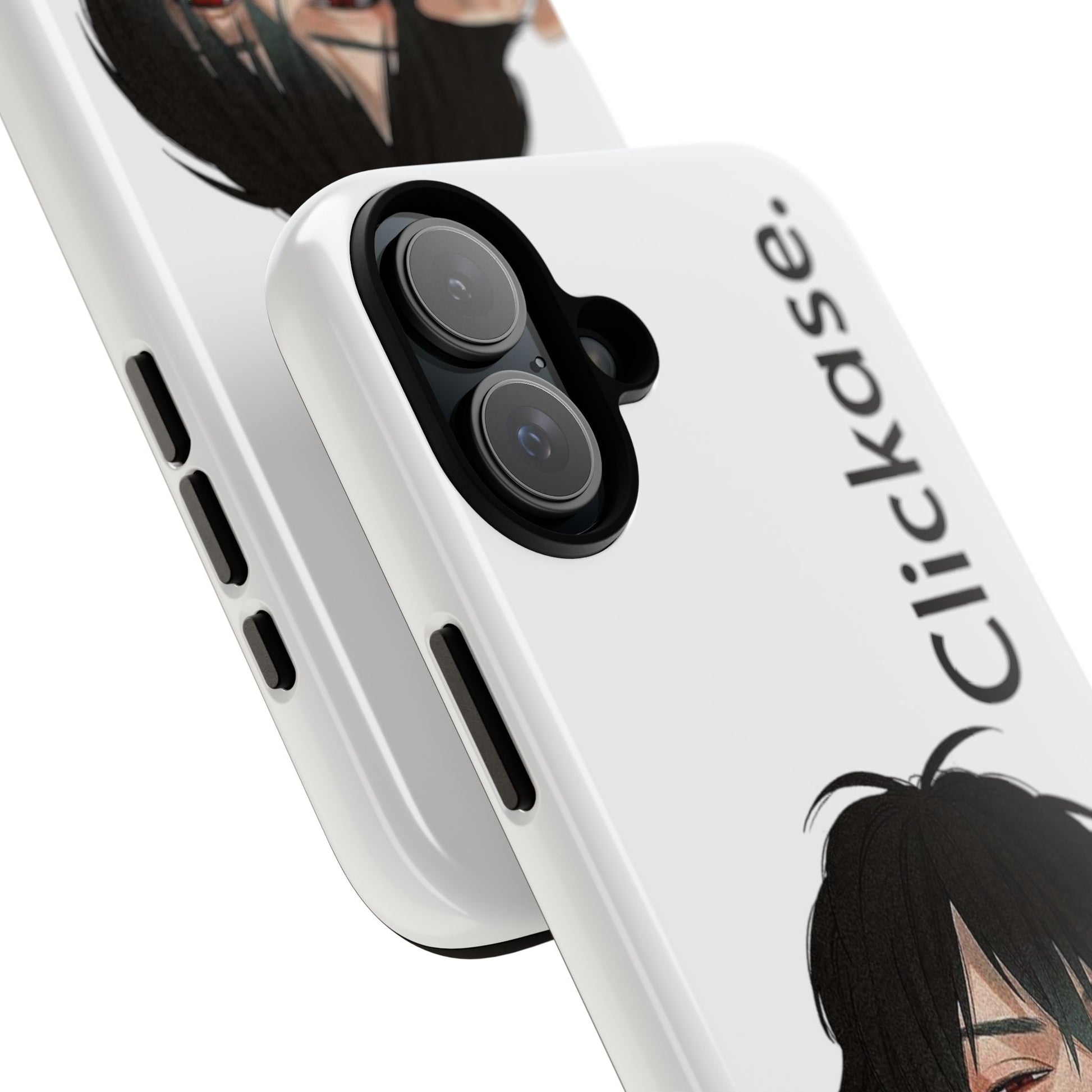 Edgy Anime Rebel Character - Tough Phone Case by