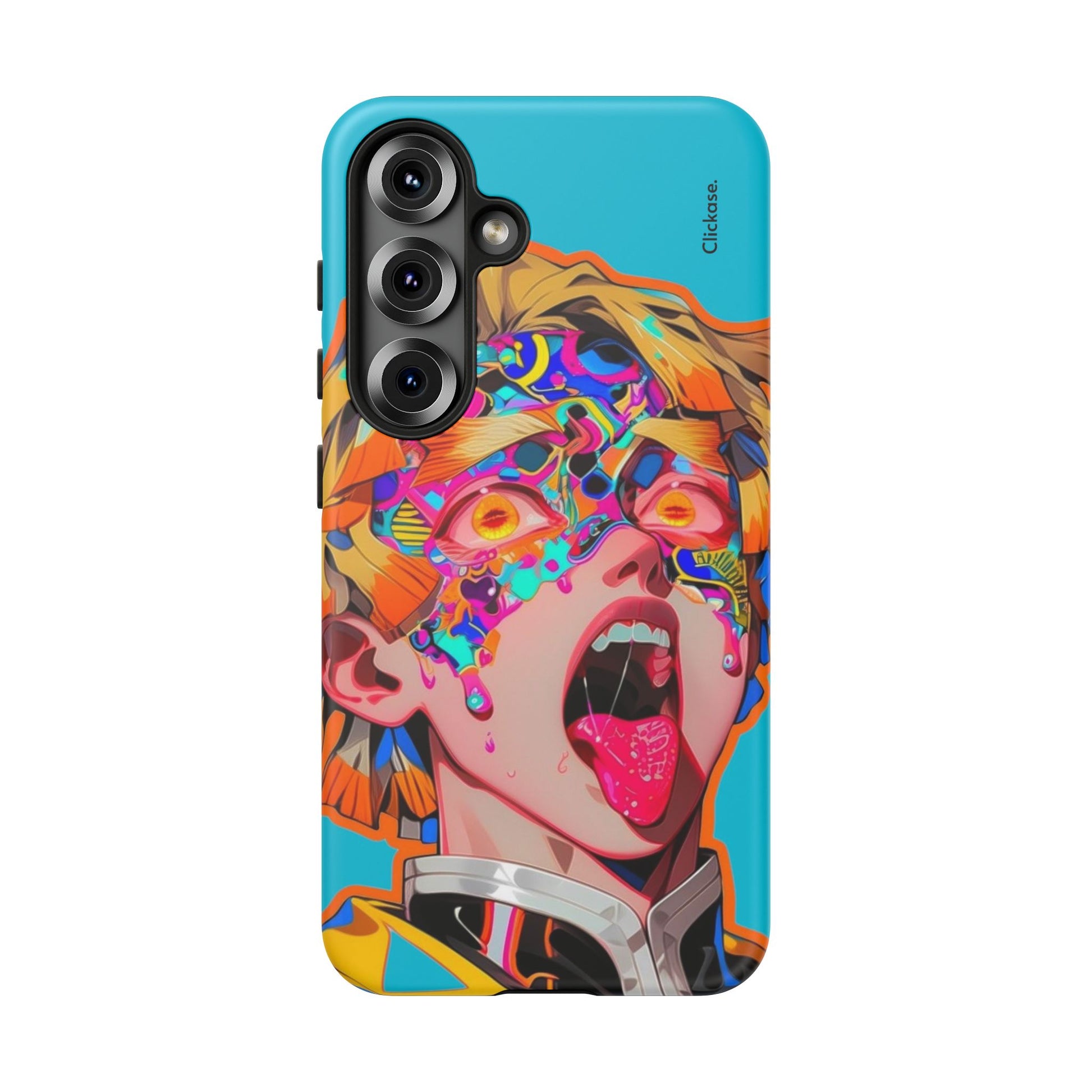 Zenitsu Agatsuma – Neon Thunder Pop Art Tough Phone Case by