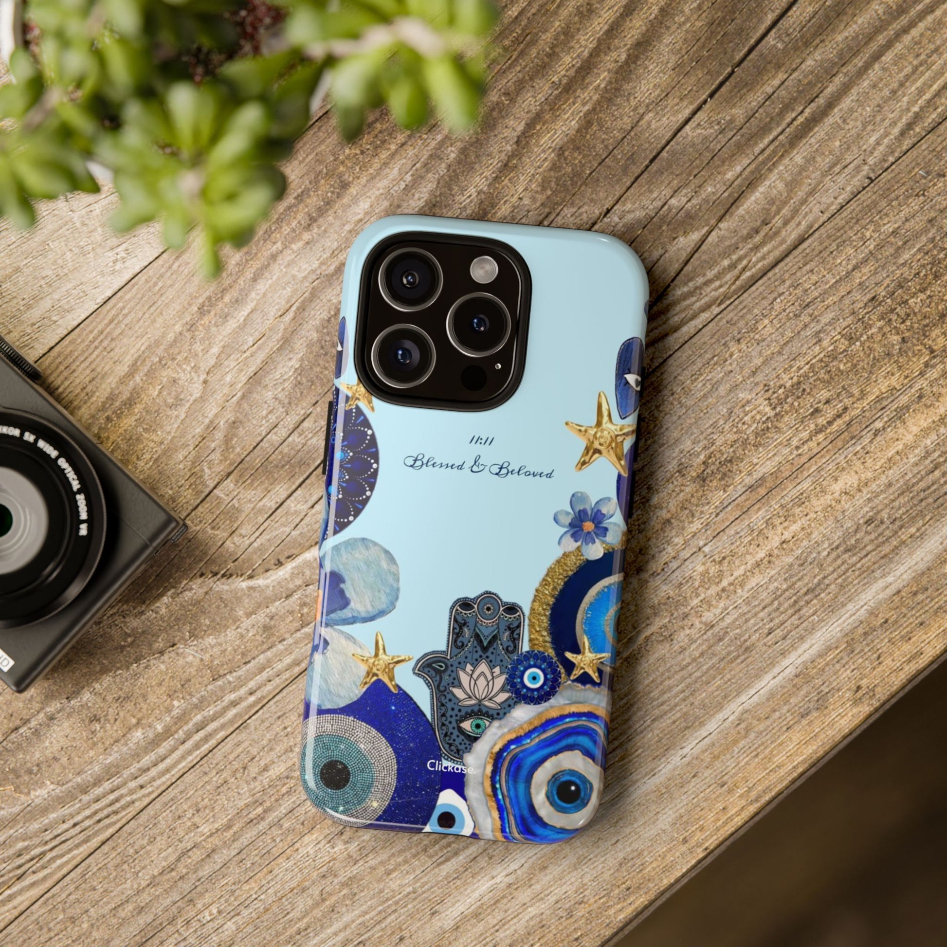 Hamsa Ocean-Inspired Tough Phone Case by