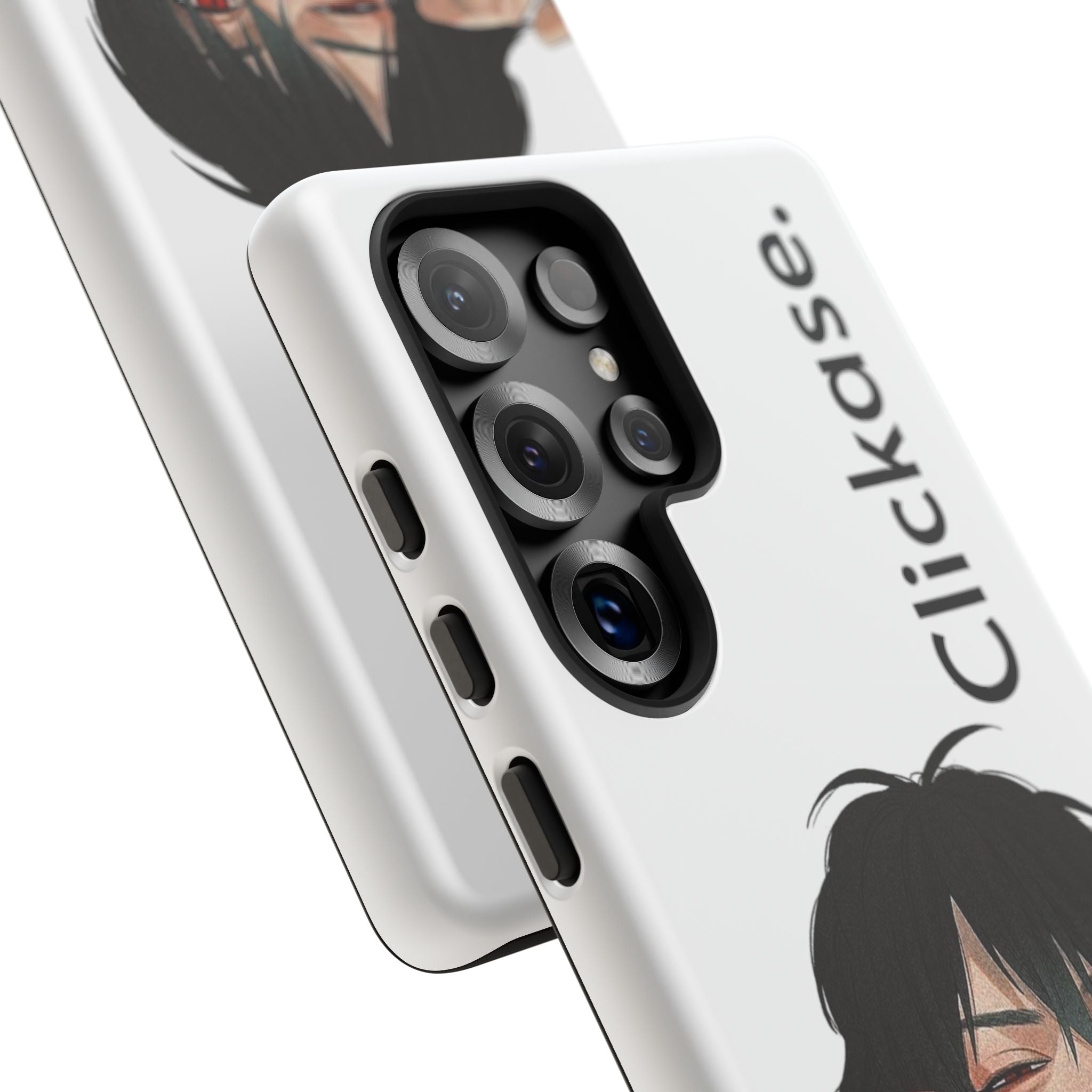 Edgy Anime Rebel Character - Tough Phone Case by