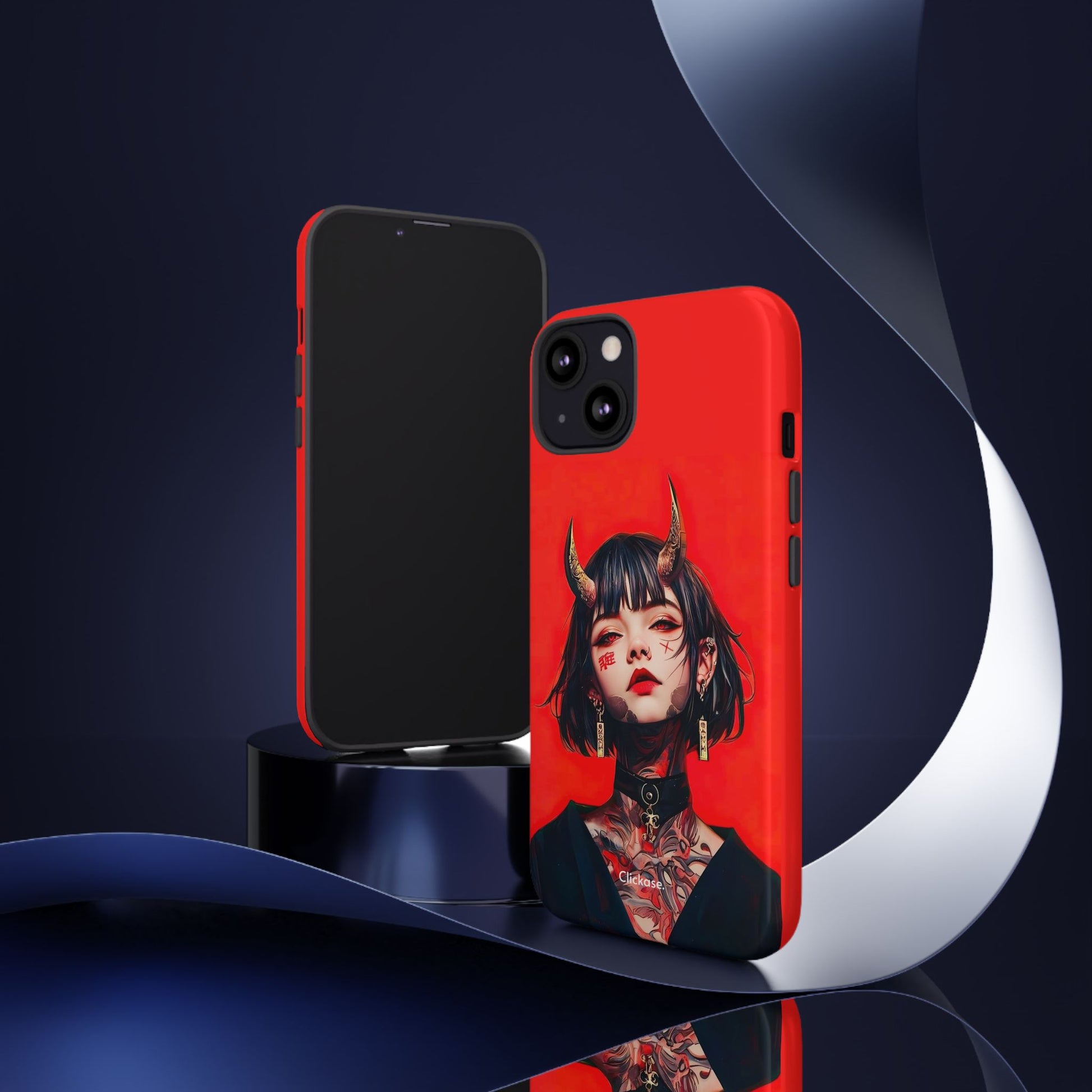 Stylish Phone Case with Edgy Design, Unique Phone Cover, Gothic Aesthetic Accessories, Trendy Cell Phone Case, Perfect Gift for Teens by