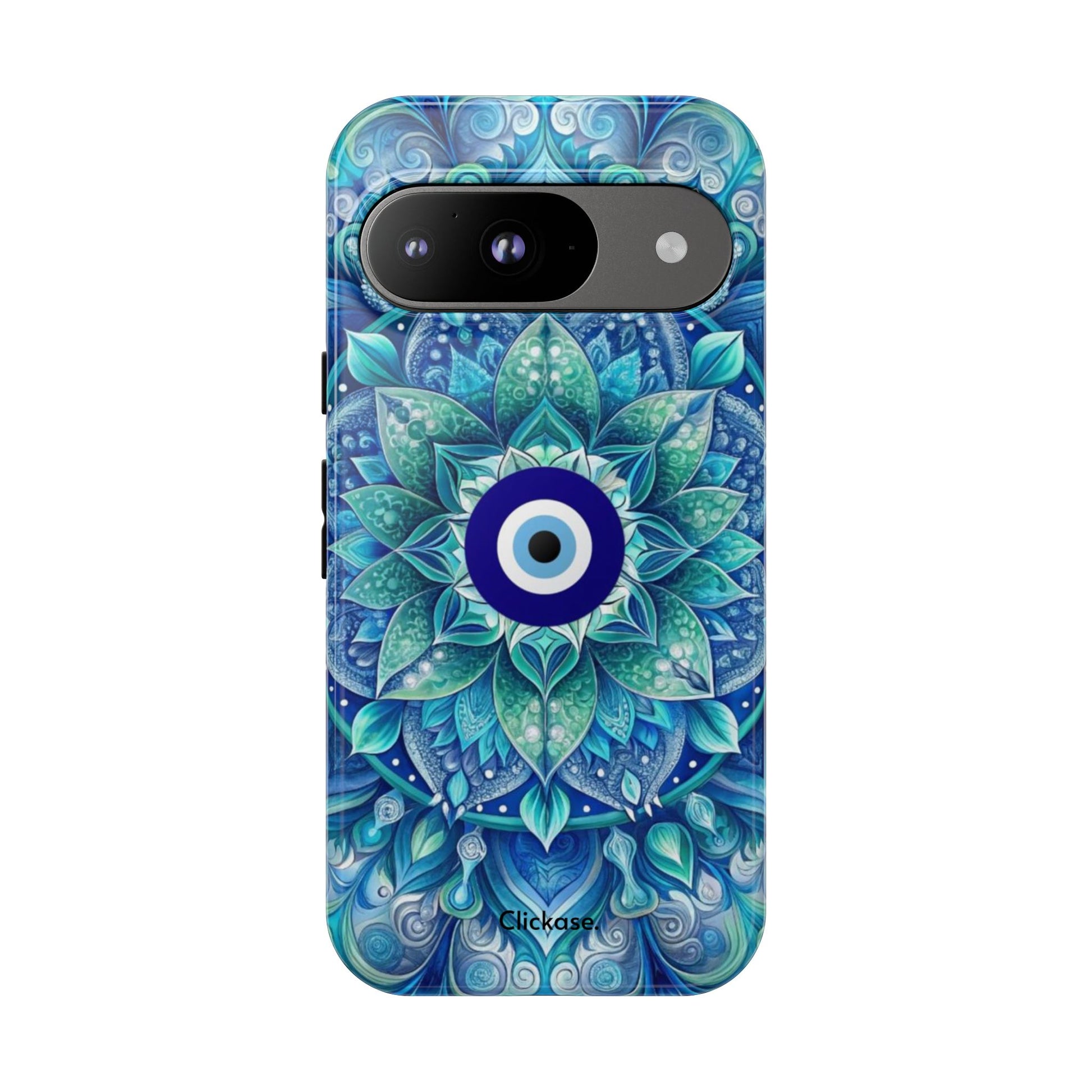 Mandala Design Blue Eye Pattern Tough Phone Case by
