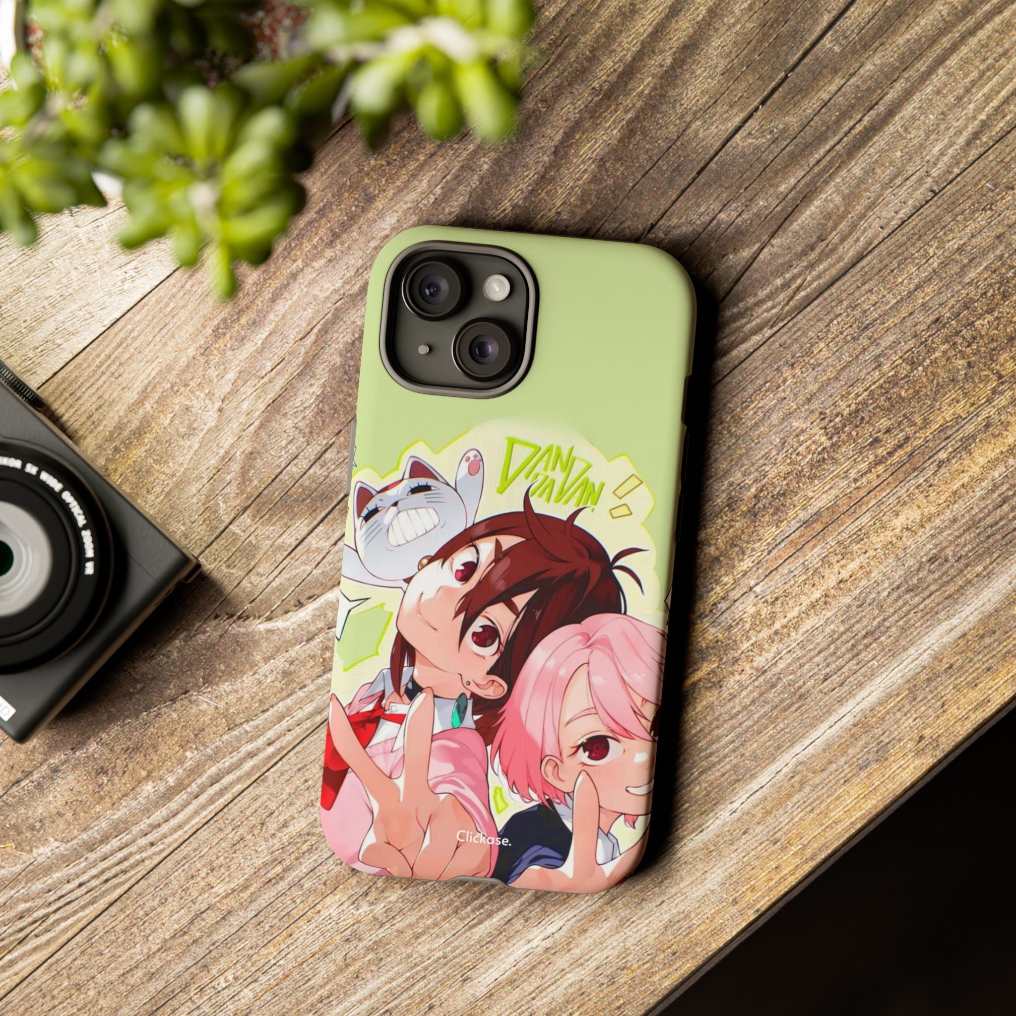 Momo & Aira - Dan Da Dan Tough Phone CasePhone CaseClickase®Momo & Aira