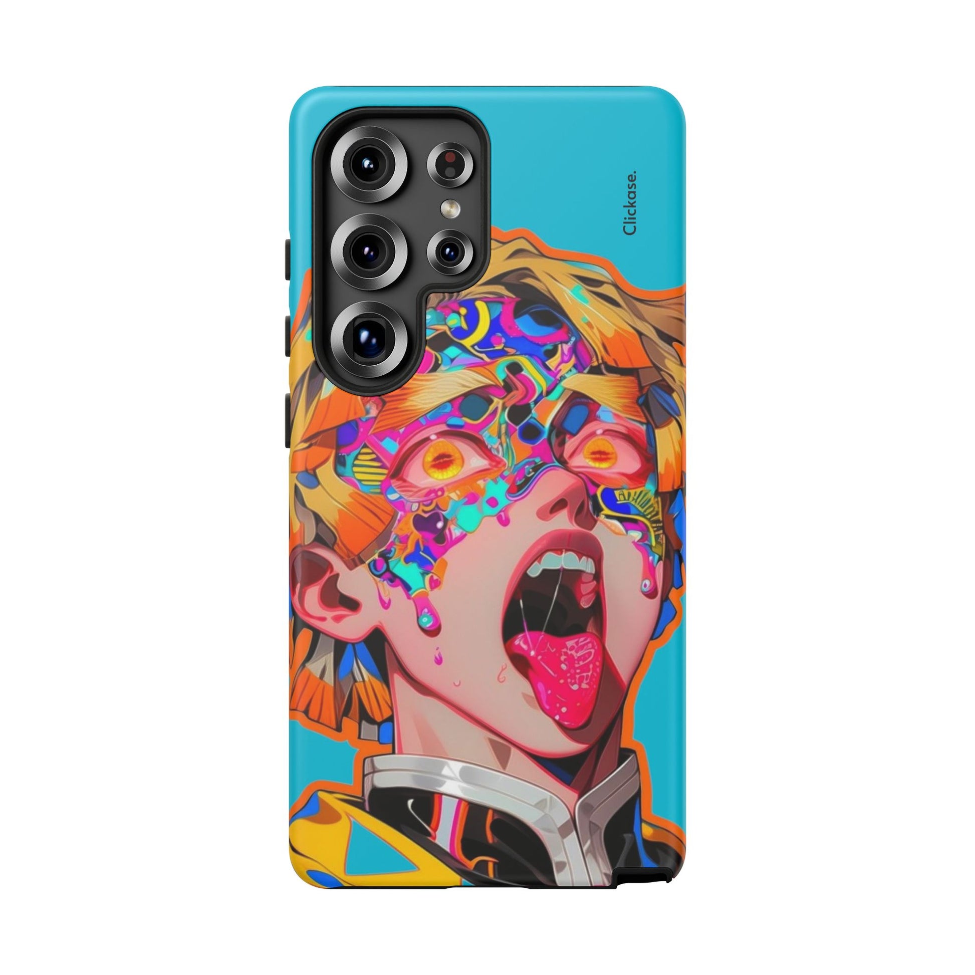 Zenitsu Agatsuma – Neon Thunder Pop Art Tough Phone Case by