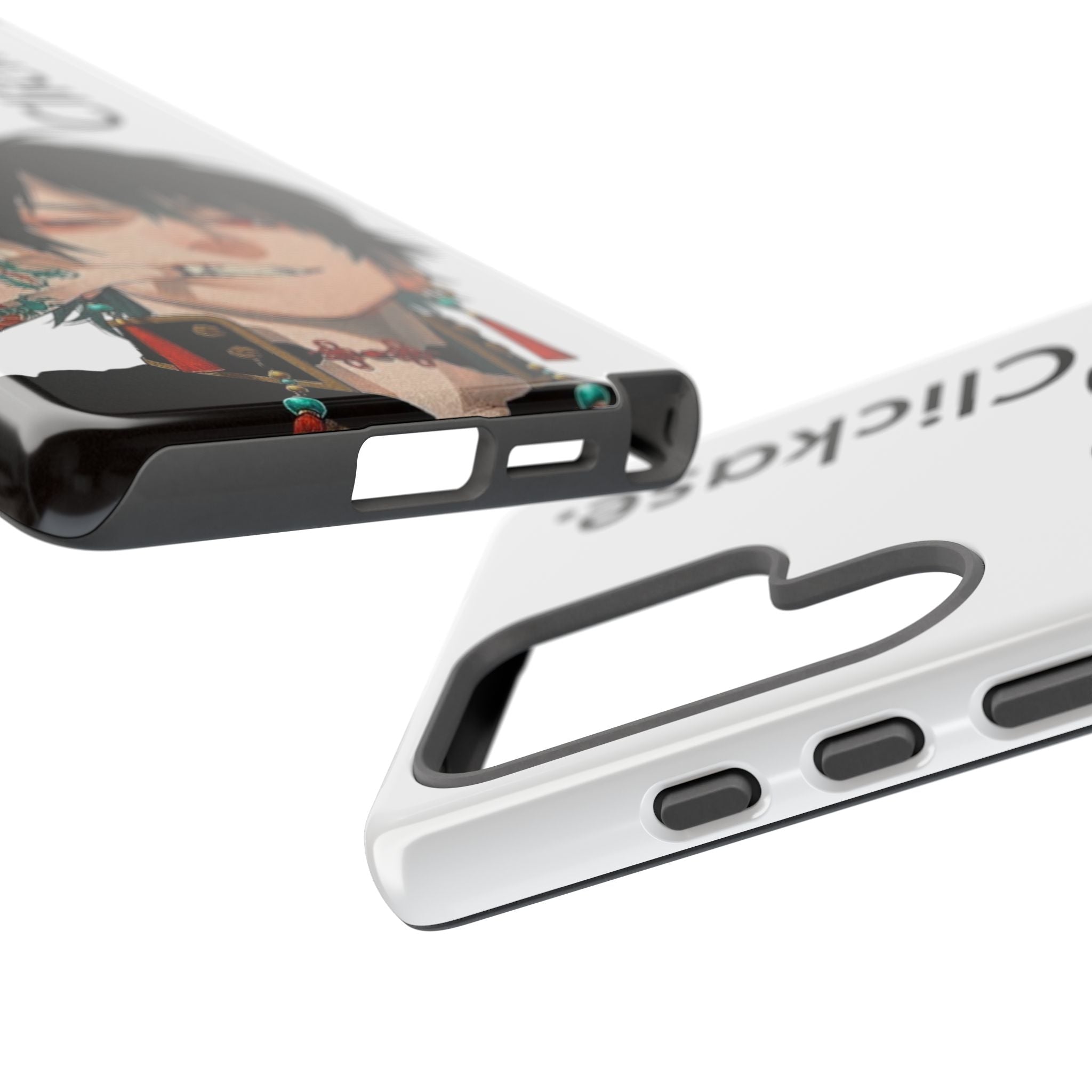 Edgy Anime Rebel Character - Tough Phone Case by