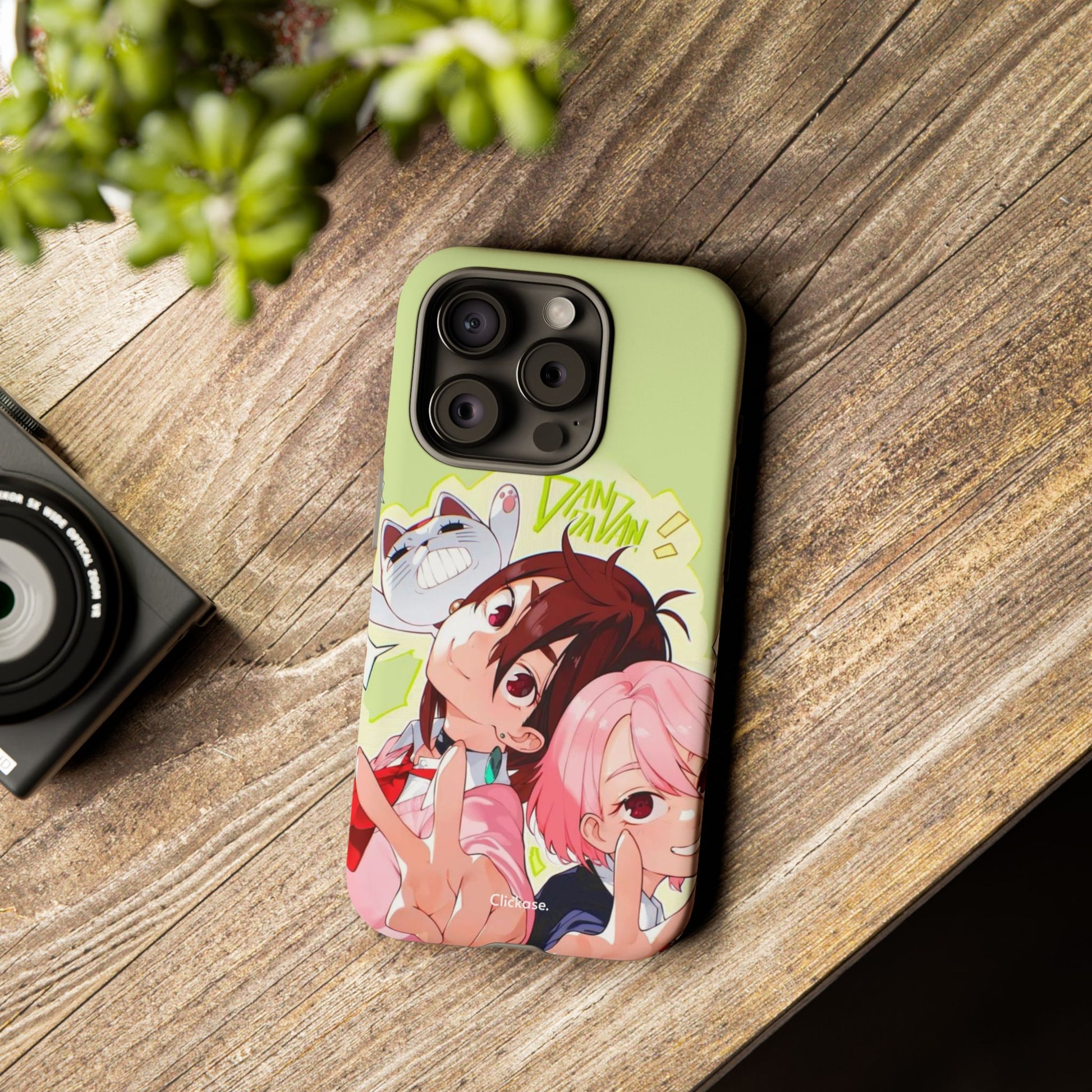 Momo & Aira - Dan Da Dan Tough Phone CasePhone CaseClickase®Momo & Aira