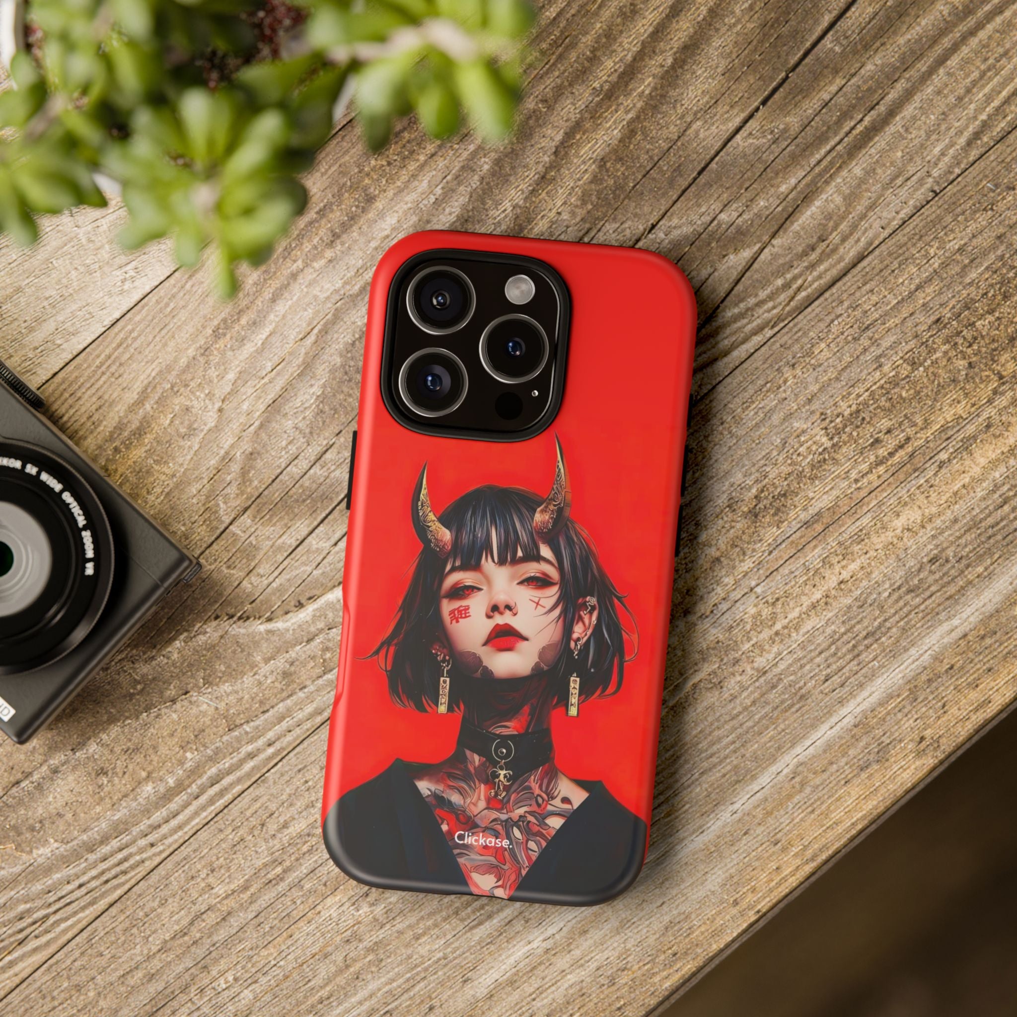 Stylish Phone Case with Edgy Design, Unique Phone Cover, Gothic Aesthetic Accessories, Trendy Cell Phone Case, Perfect Gift for Teens by