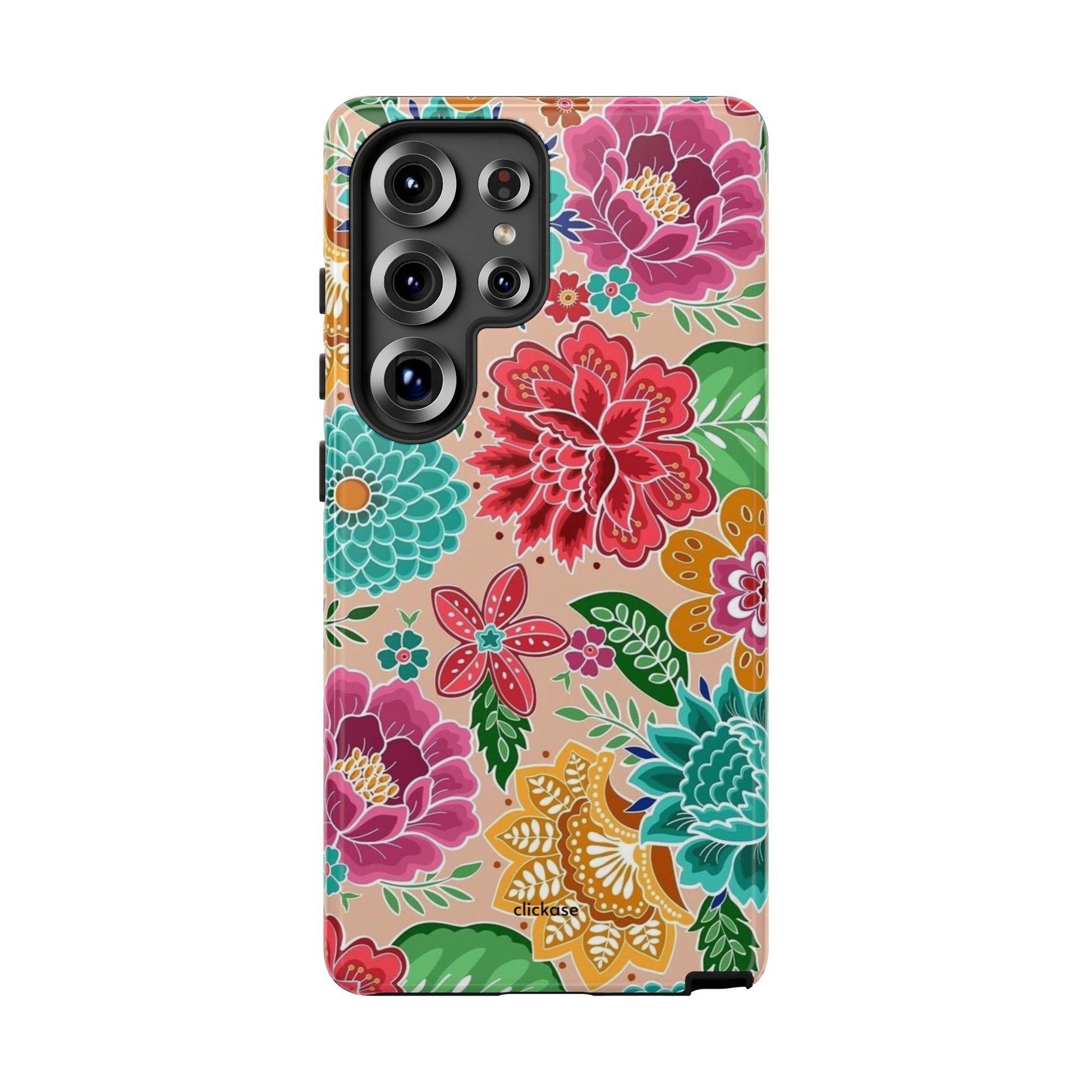 Cute Floral Design Tough Phone Case by