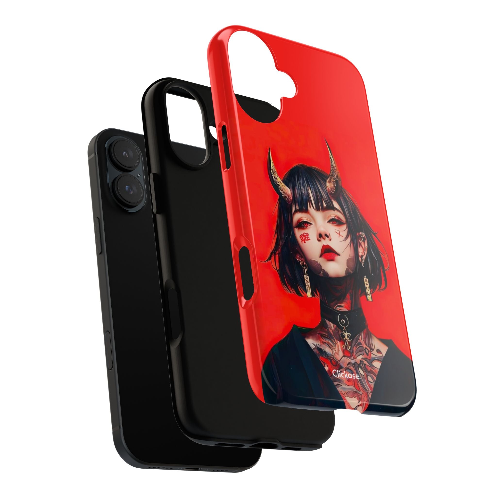 Stylish Phone Case with Edgy Design, Unique Phone Cover, Gothic Aesthetic Accessories, Trendy Cell Phone Case, Perfect Gift for Teens by