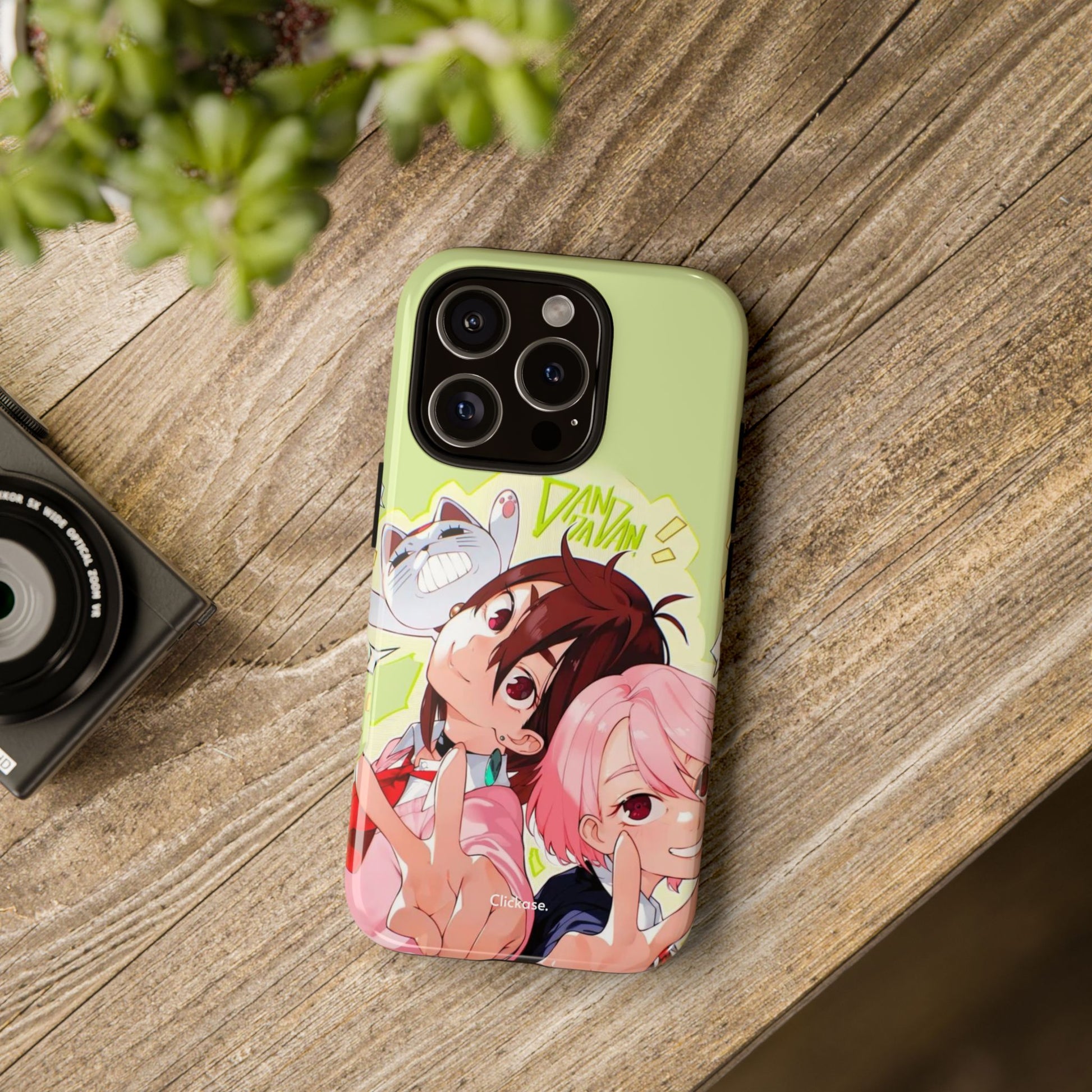 Momo & Aira - Dan Da Dan Tough Phone CasePhone CaseClickase®Momo & Aira