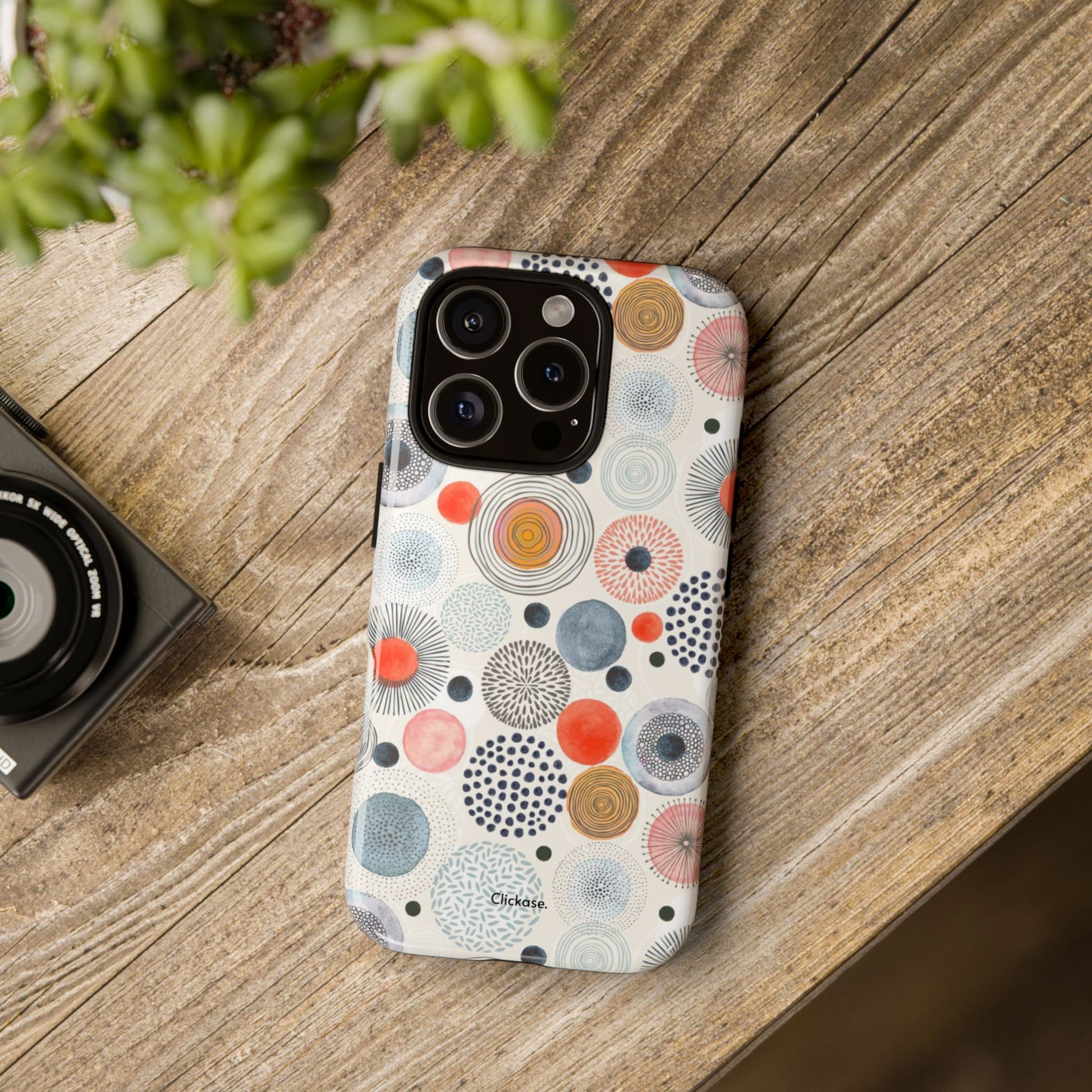 Colorful Abstract Tough Phone Case by