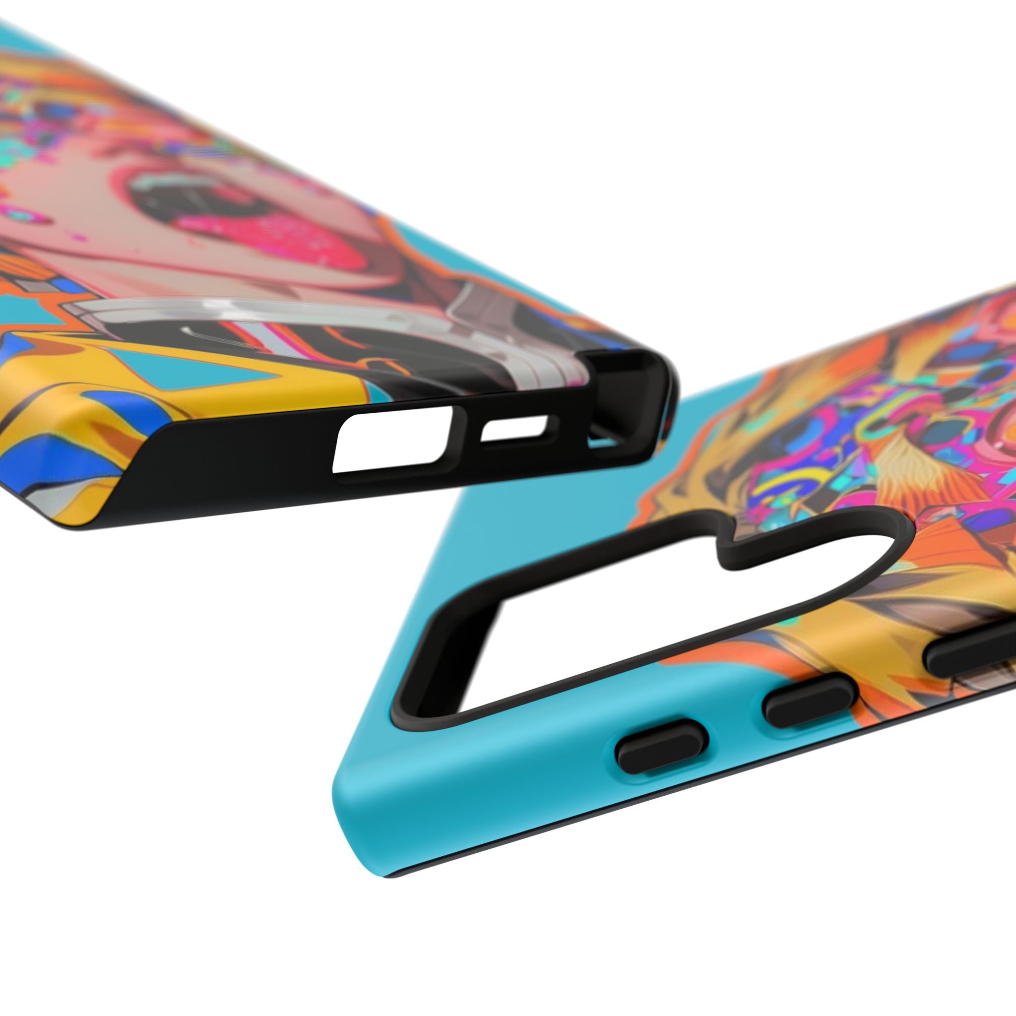 Zenitsu Agatsuma – Neon Thunder Pop Art Tough Phone Case by