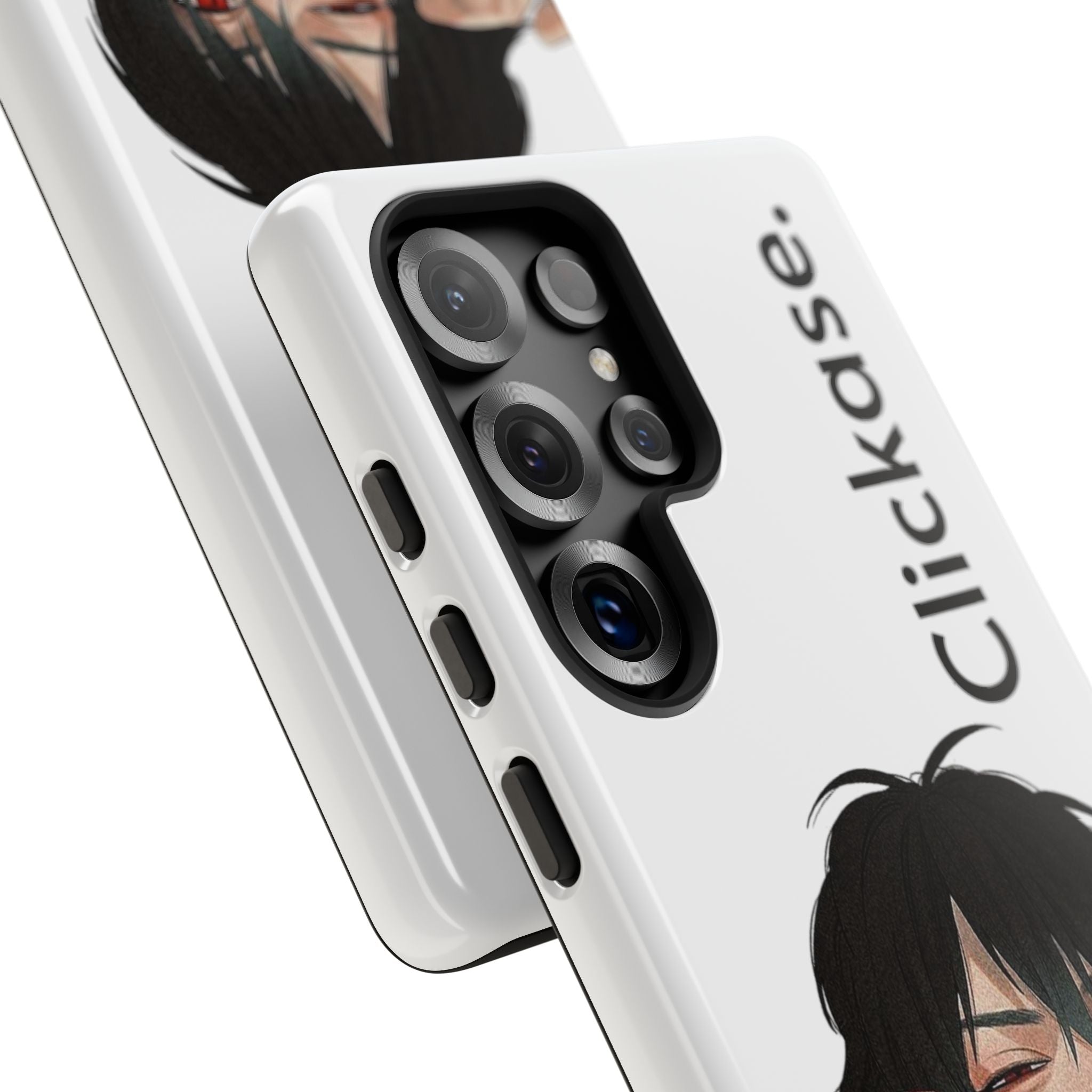 Edgy Anime Rebel Character - Tough Phone Case by