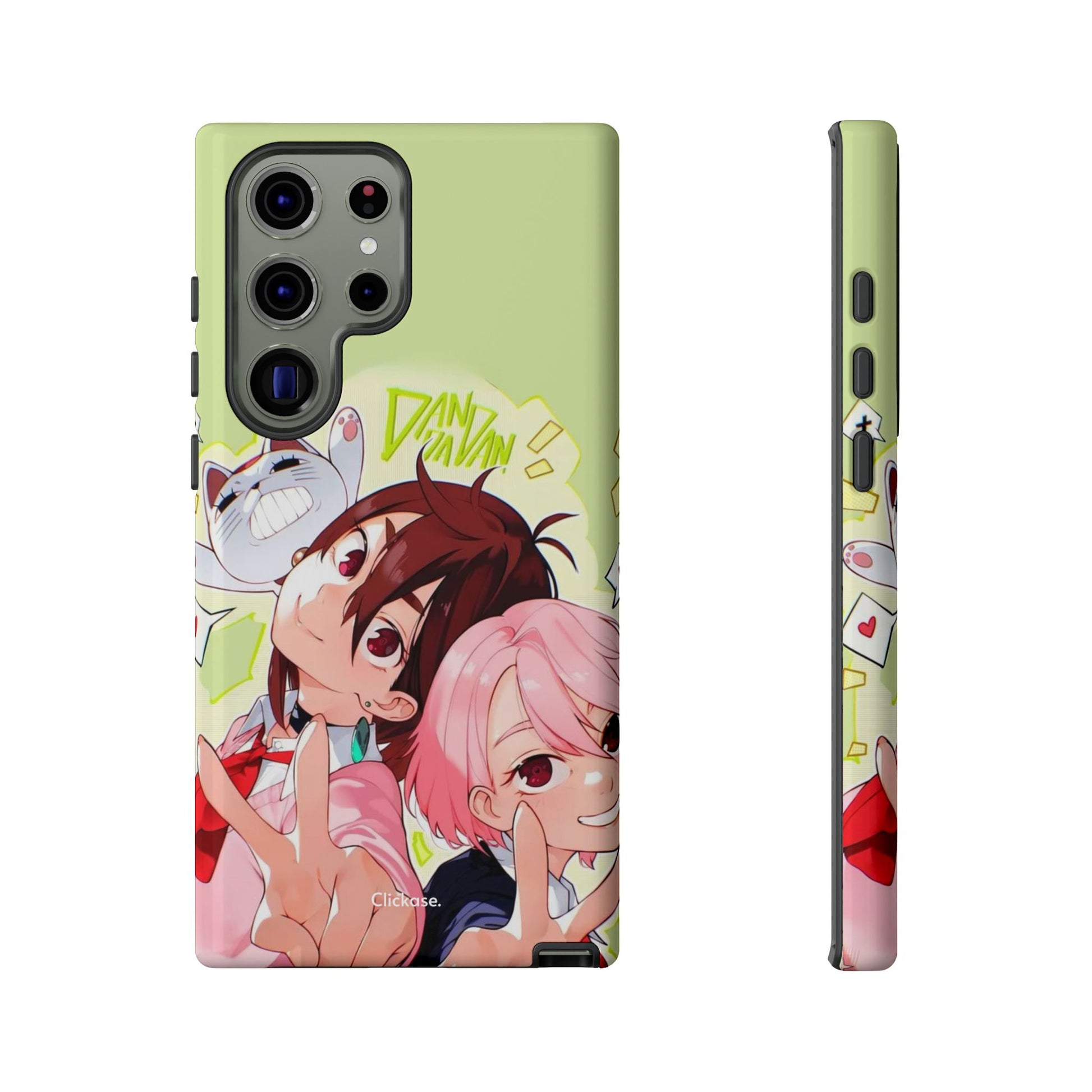 Momo & Aira - Dan Da Dan Tough Phone CasePhone CaseClickase®Momo & Aira