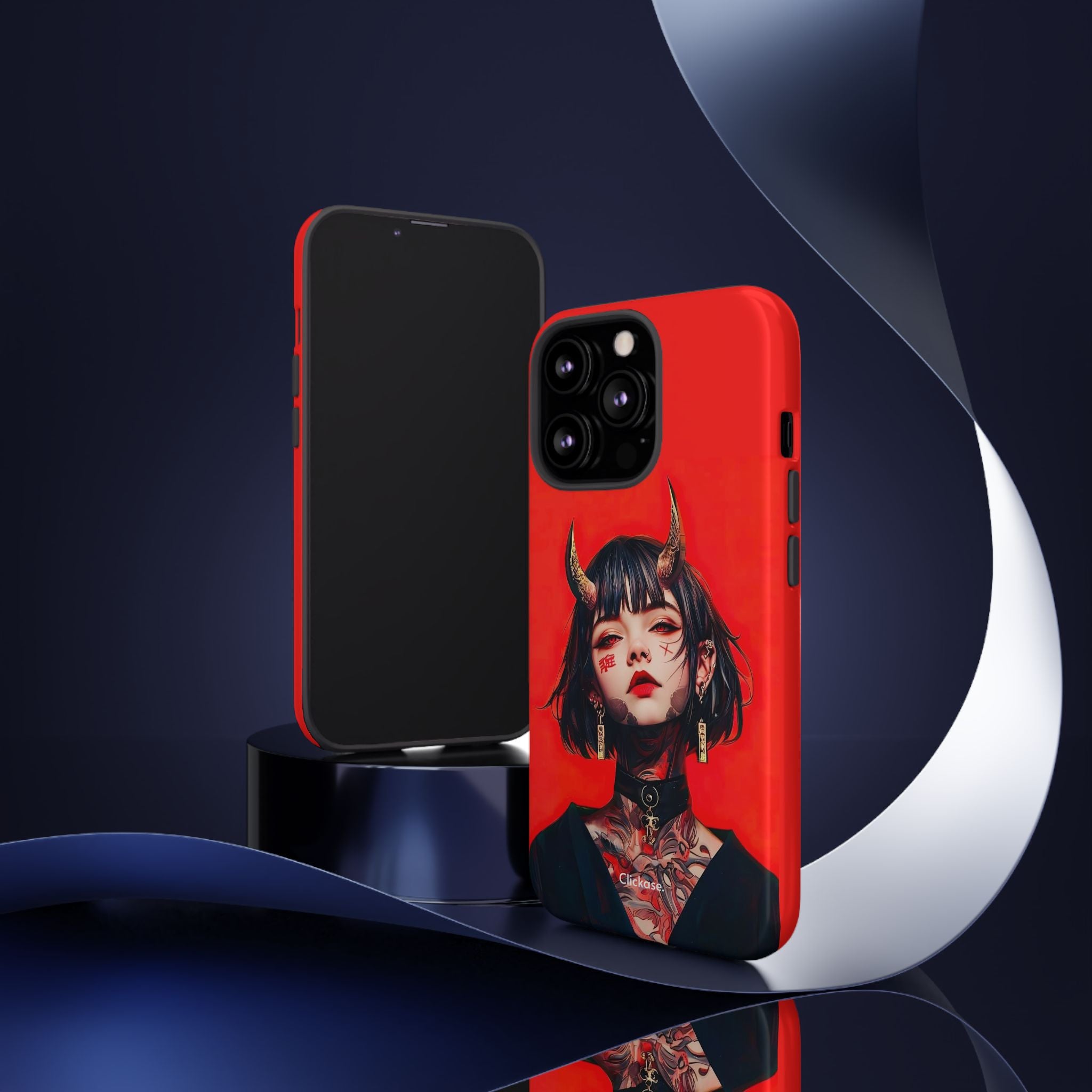Stylish Phone Case with Edgy Design, Unique Phone Cover, Gothic Aesthetic Accessories, Trendy Cell Phone Case, Perfect Gift for Teens by