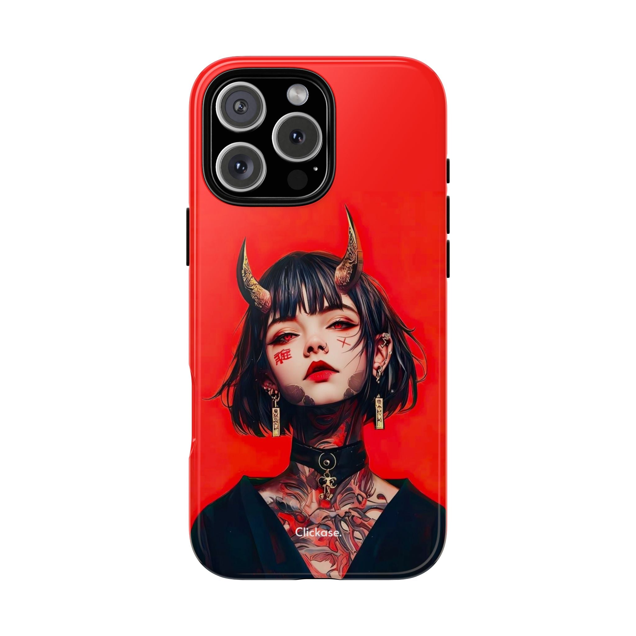 Stylish Phone Case with Edgy Design, Unique Phone Cover, Gothic Aesthetic Accessories, Trendy Cell Phone Case, Perfect Gift for Teens by
