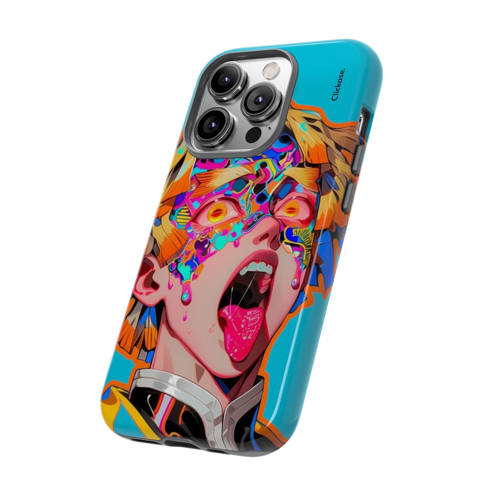 Zenitsu Agatsuma – Neon Thunder Pop Art Tough Phone Case by