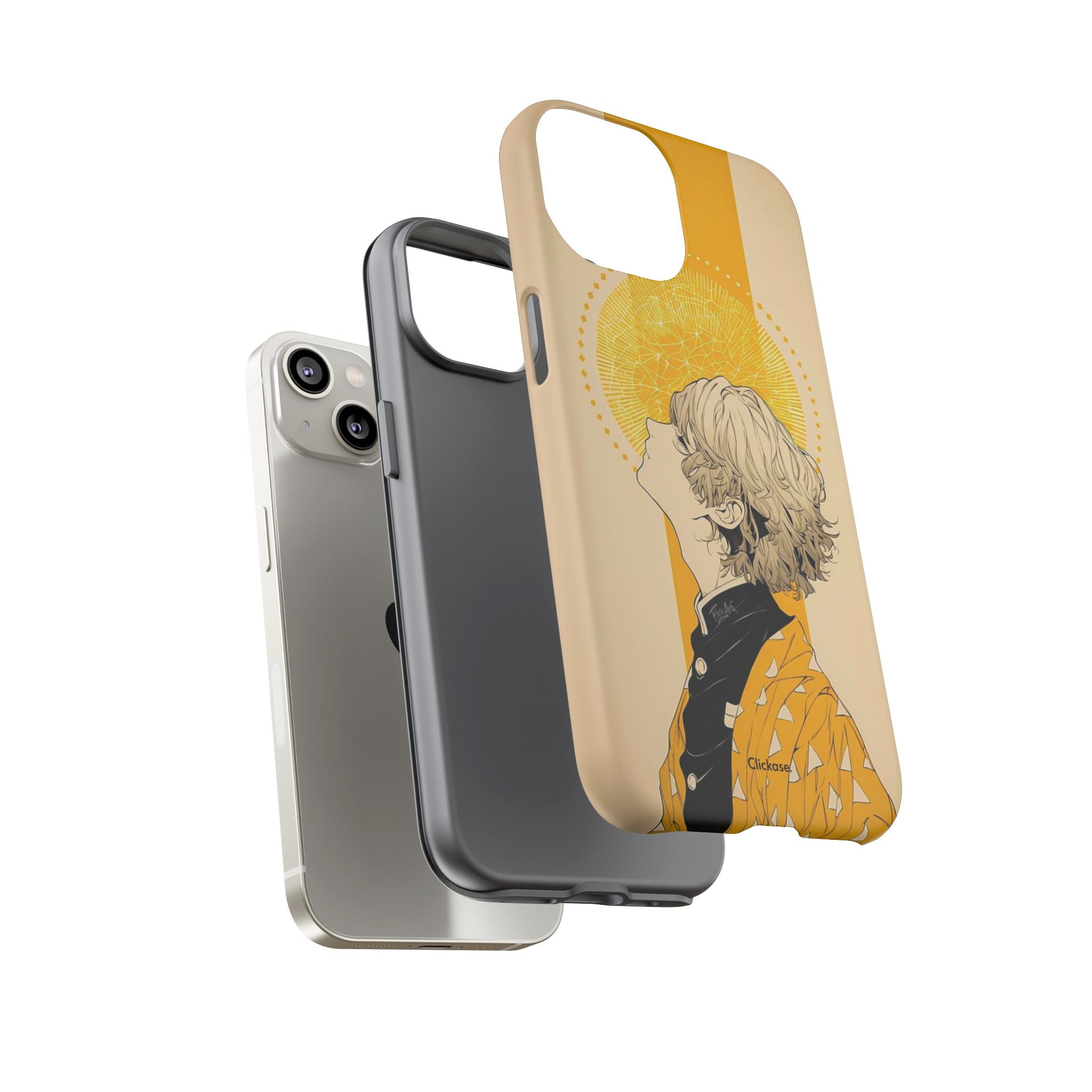 Stylish Phone Case - Artistic Tough Case for Protection, Gift for Him/Phone CaseClickase®Stylish Phone Case