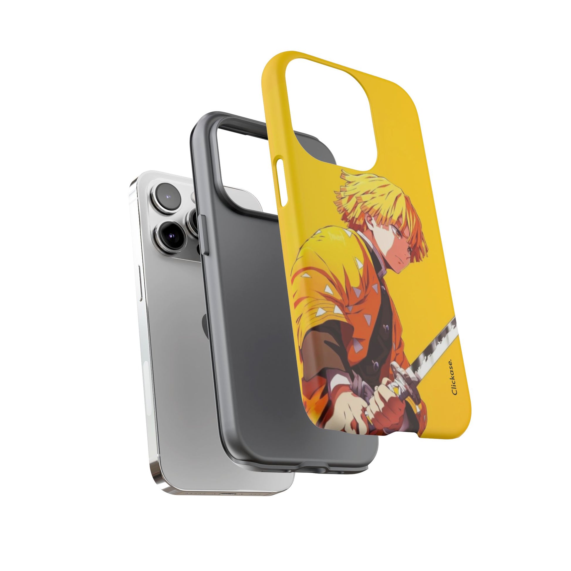 Zenitsu Agatsuma – Thunder Breathing Lightning Strike Tough Phone Case by