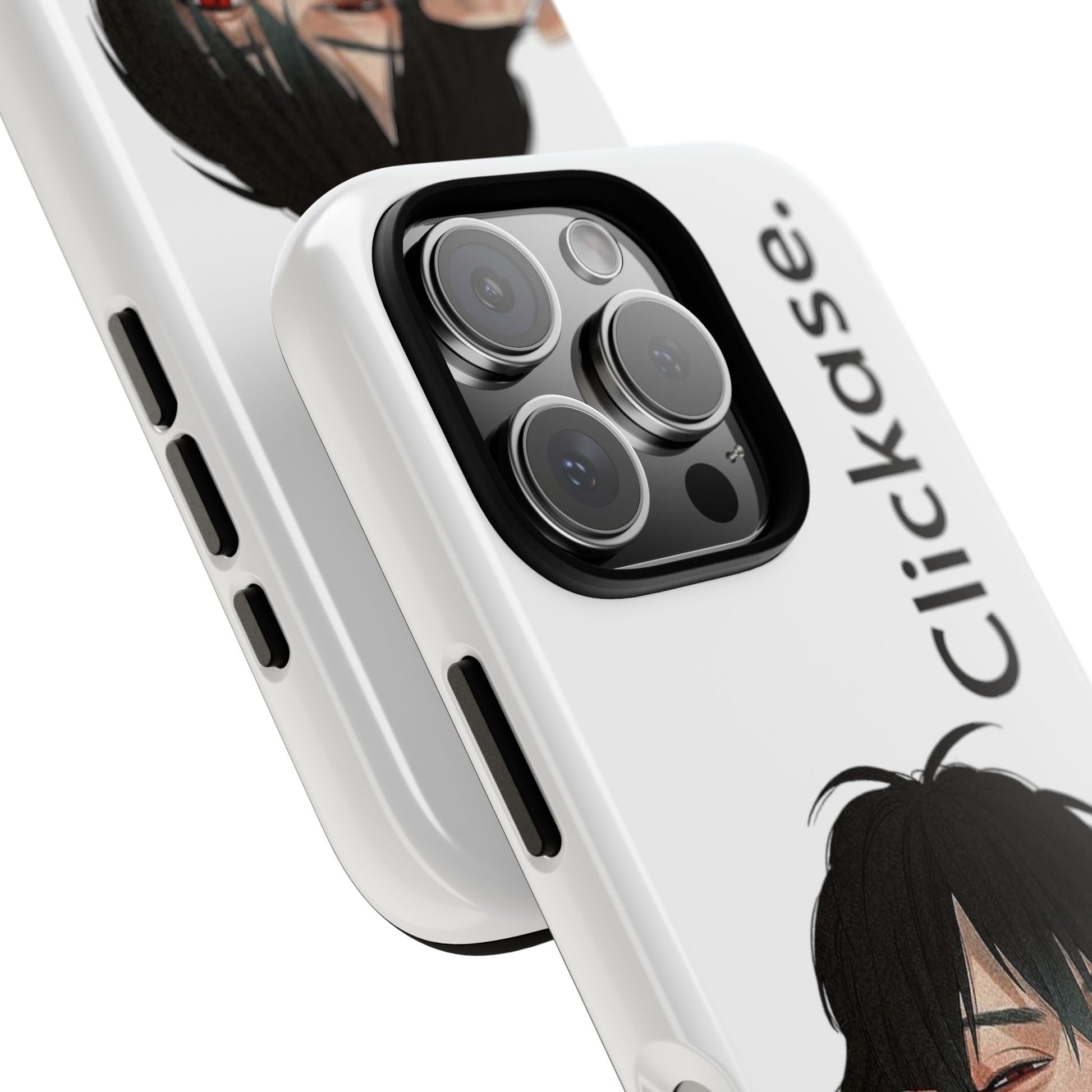 Edgy Anime Rebel Character - Tough Phone Case by