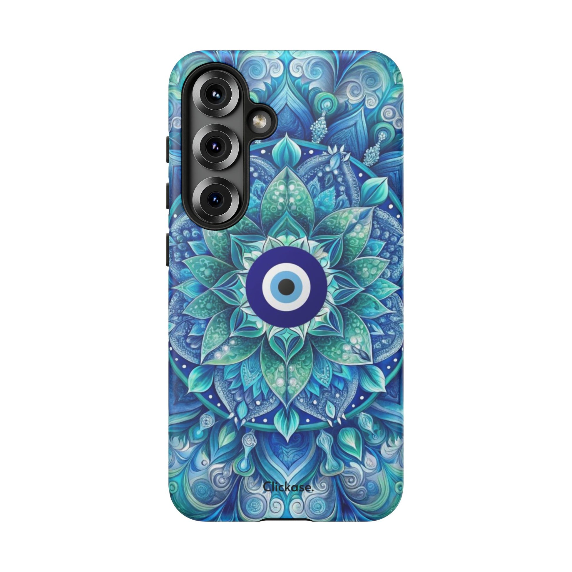 Mandala Design Blue Eye Pattern Tough Phone Case by