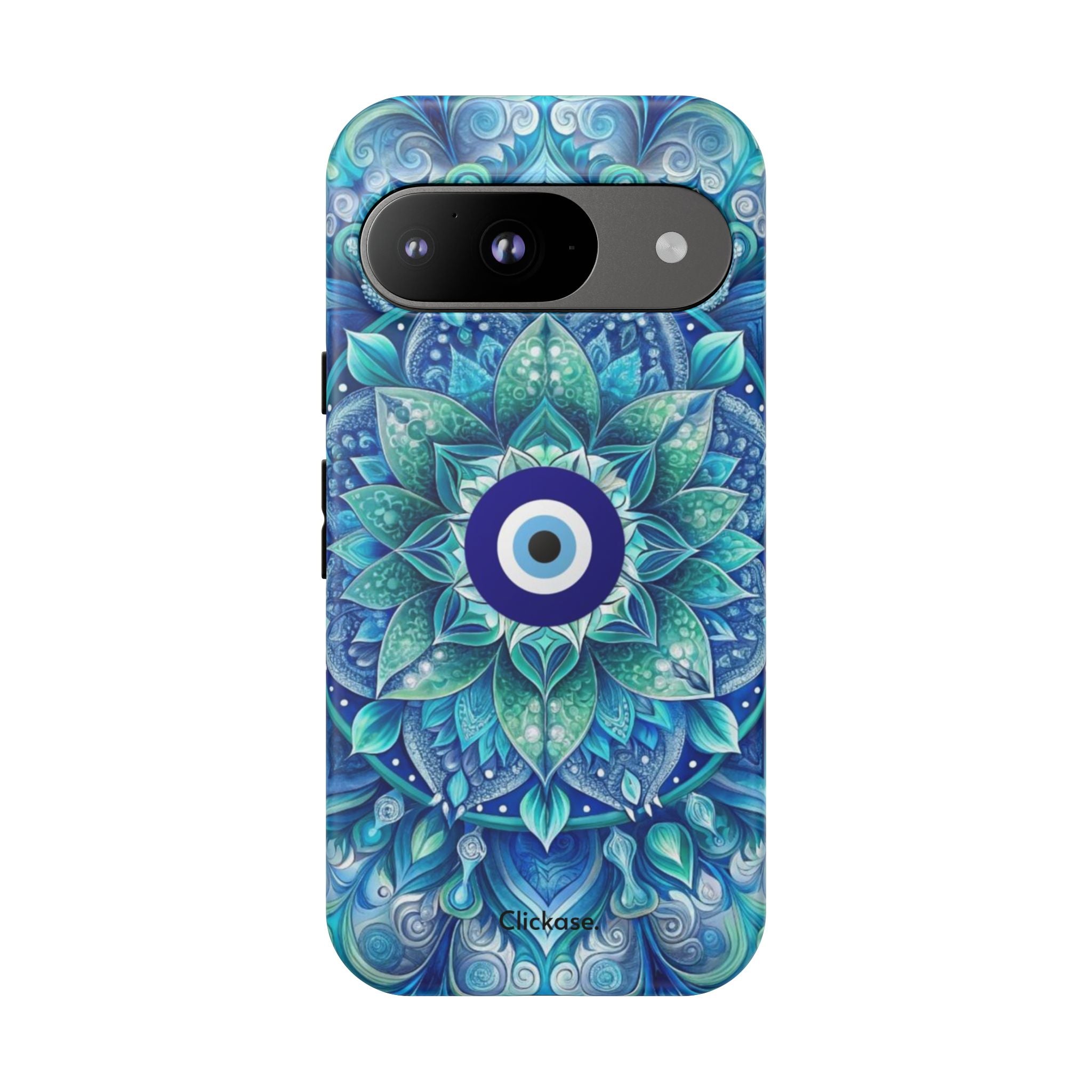 Mandala Design Blue Eye Pattern Tough Phone Case by